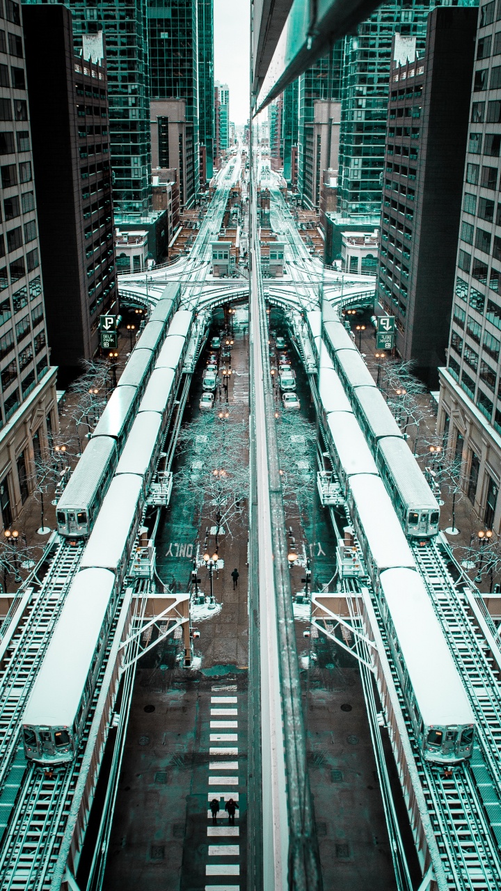 Aerial View of City Buildings During Daytime. Wallpaper in 720x1280 Resolution