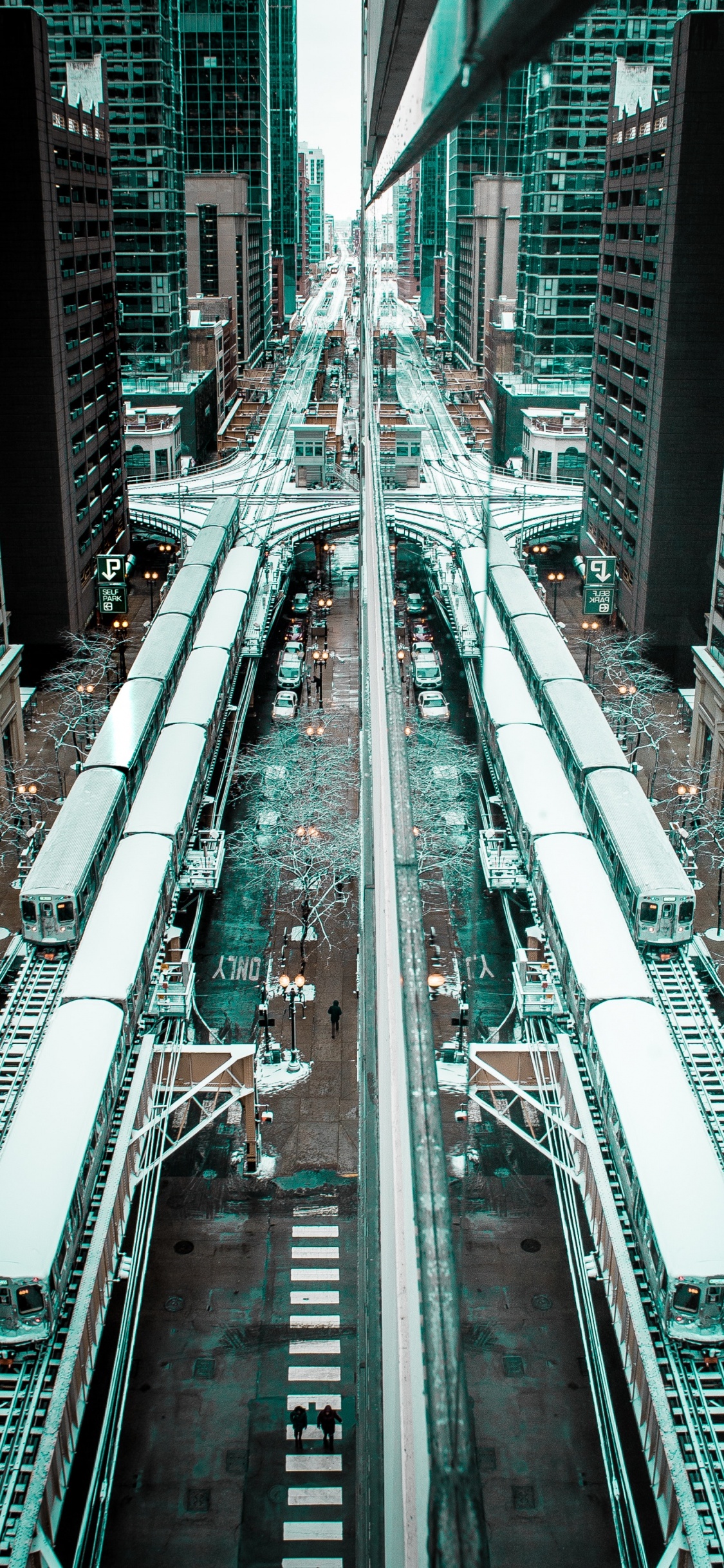 Vista Aérea de Los Edificios de la Ciudad Durante el Día.. Wallpaper in 1125x2436 Resolution