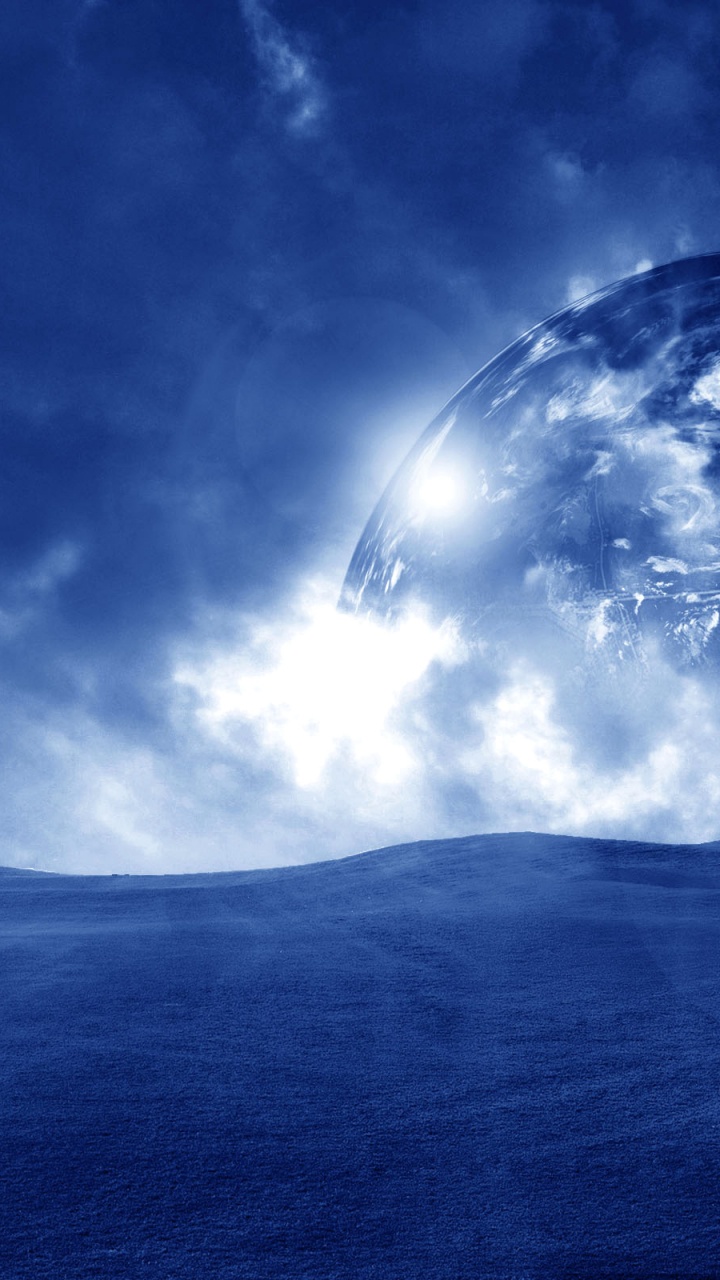 Nubes Blancas y Cielo Azul. Wallpaper in 720x1280 Resolution