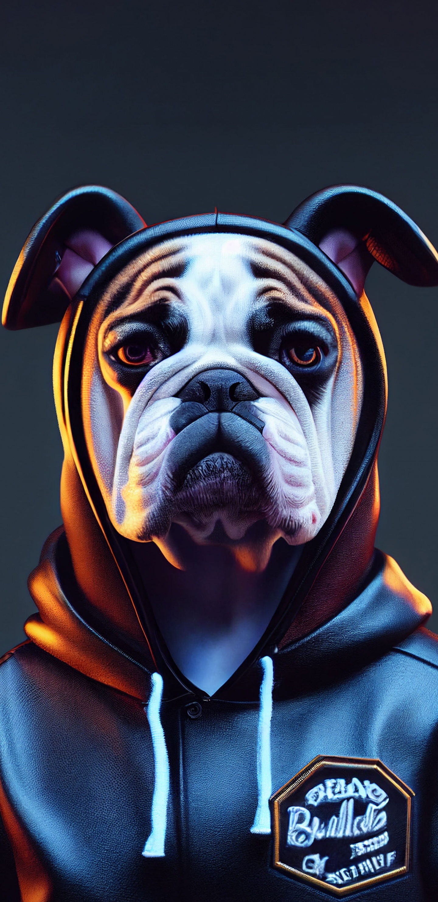 Companion Dog, Bulldog, Great Dane, Carnivore, Dog Breed. Wallpaper in 1440x2960 Resolution