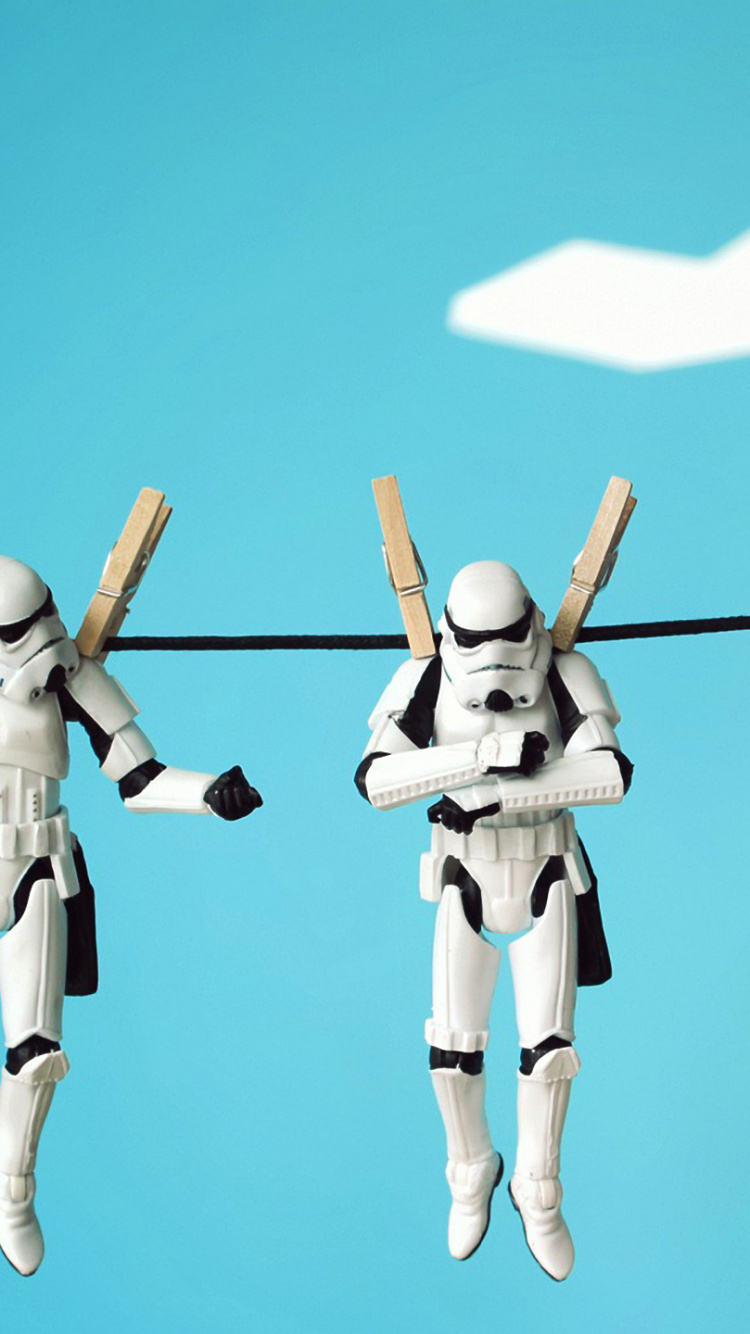 Stormtrooper, Tecnología, Anakin Skywalker, Viento, Star Wars. Wallpaper in 750x1334 Resolution