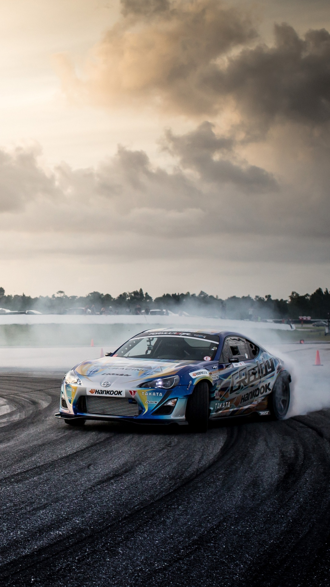 Drifting, Rad, Cloud, Tire, Car. Wallpaper in 1080x1920 Resolution