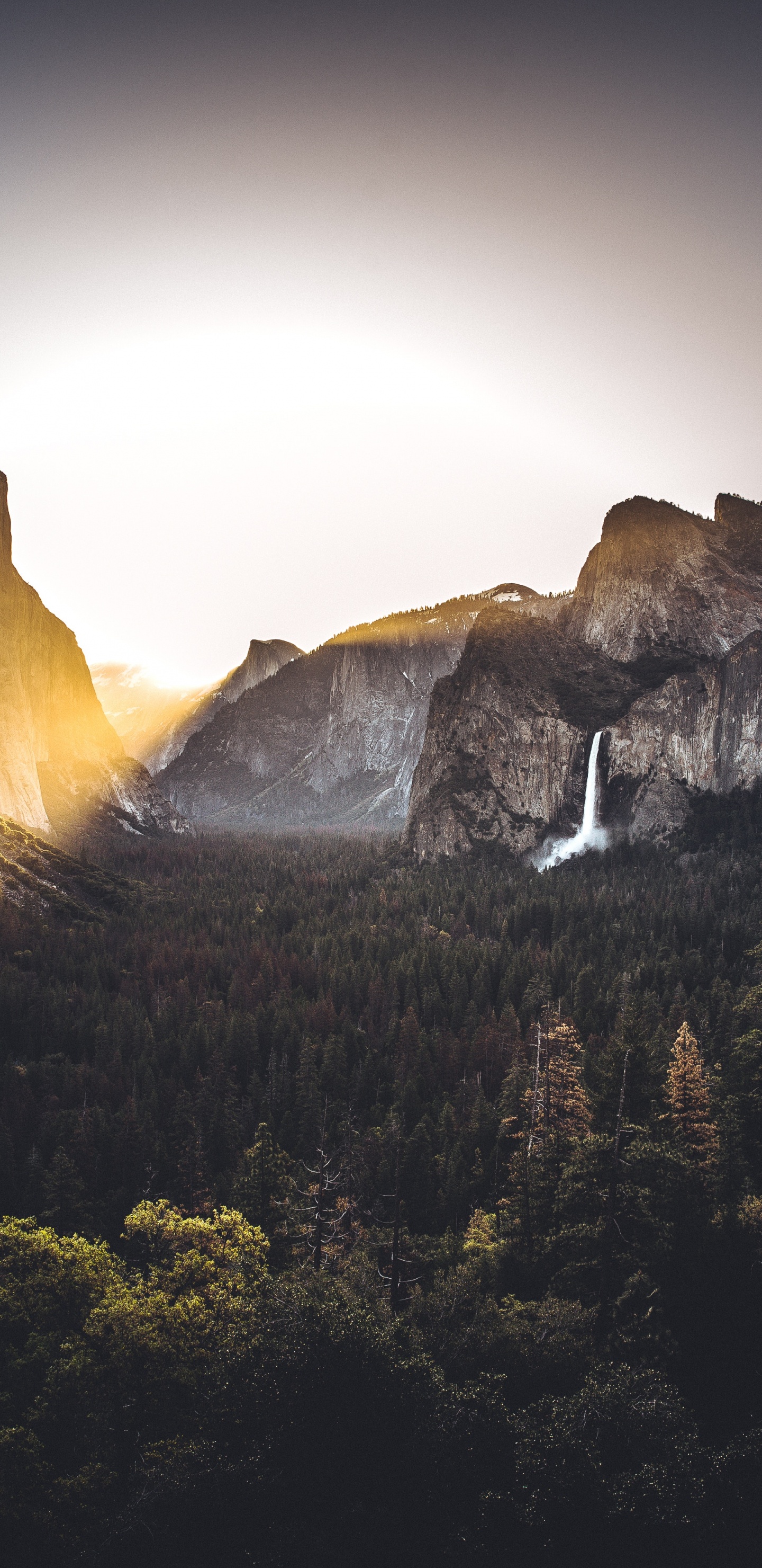 Glacier Point, Yosemite Valley, Nationalpark, Bergigen Landschaftsformen, Natur. Wallpaper in 1440x2960 Resolution