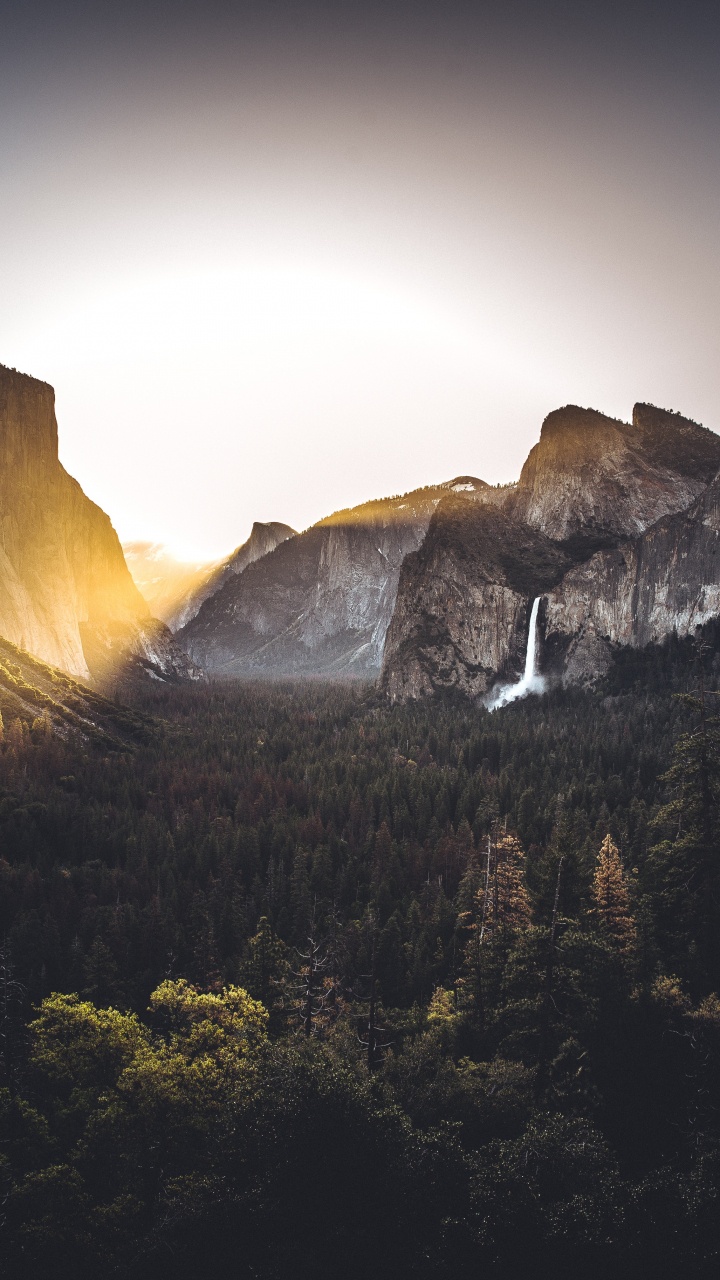 Glacier Point, Yosemite Valley, Nationalpark, Bergigen Landschaftsformen, Natur. Wallpaper in 720x1280 Resolution