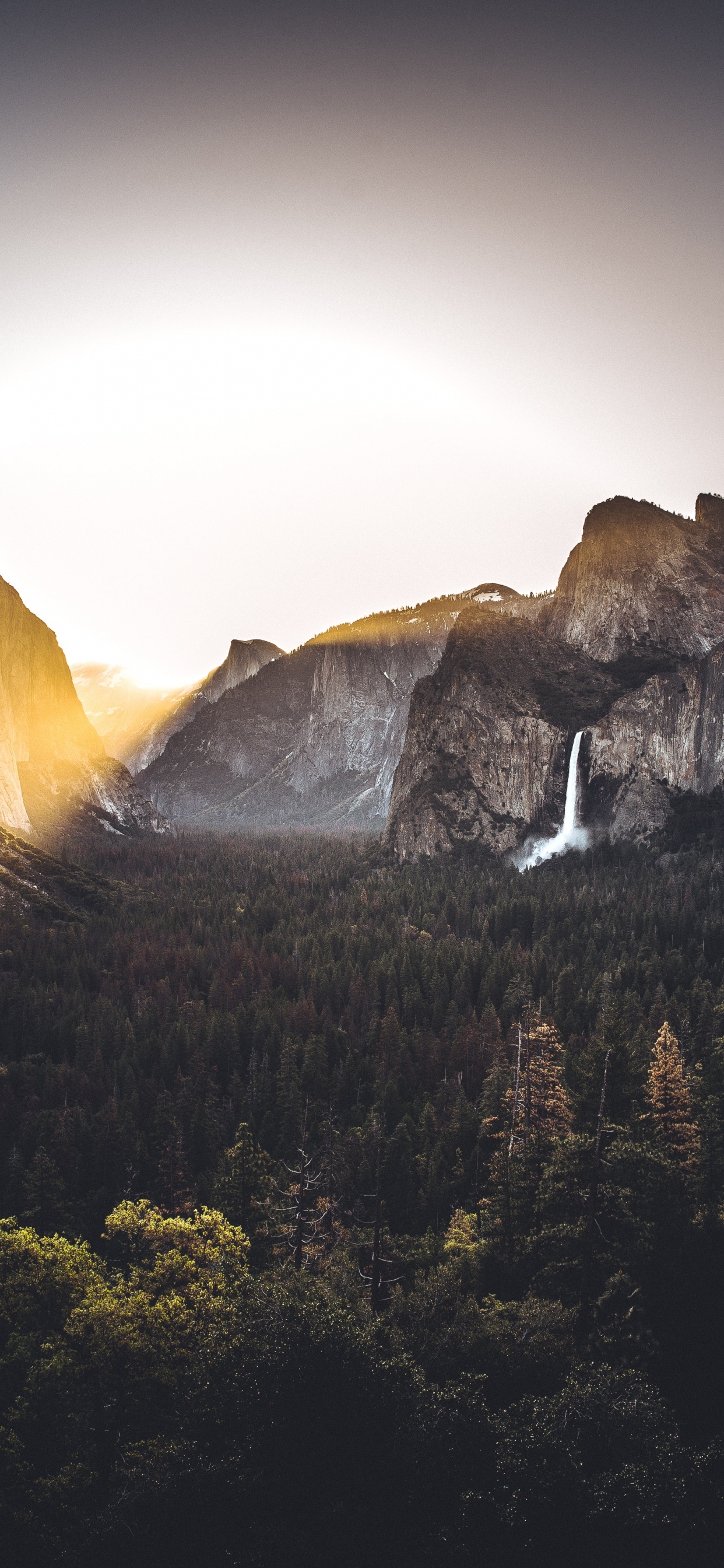 Glacier Point, el Valle de Yosemite, el Parque Nacional De, Las Formaciones Montañosas, Naturaleza. Wallpaper in 1242x2688 Resolution