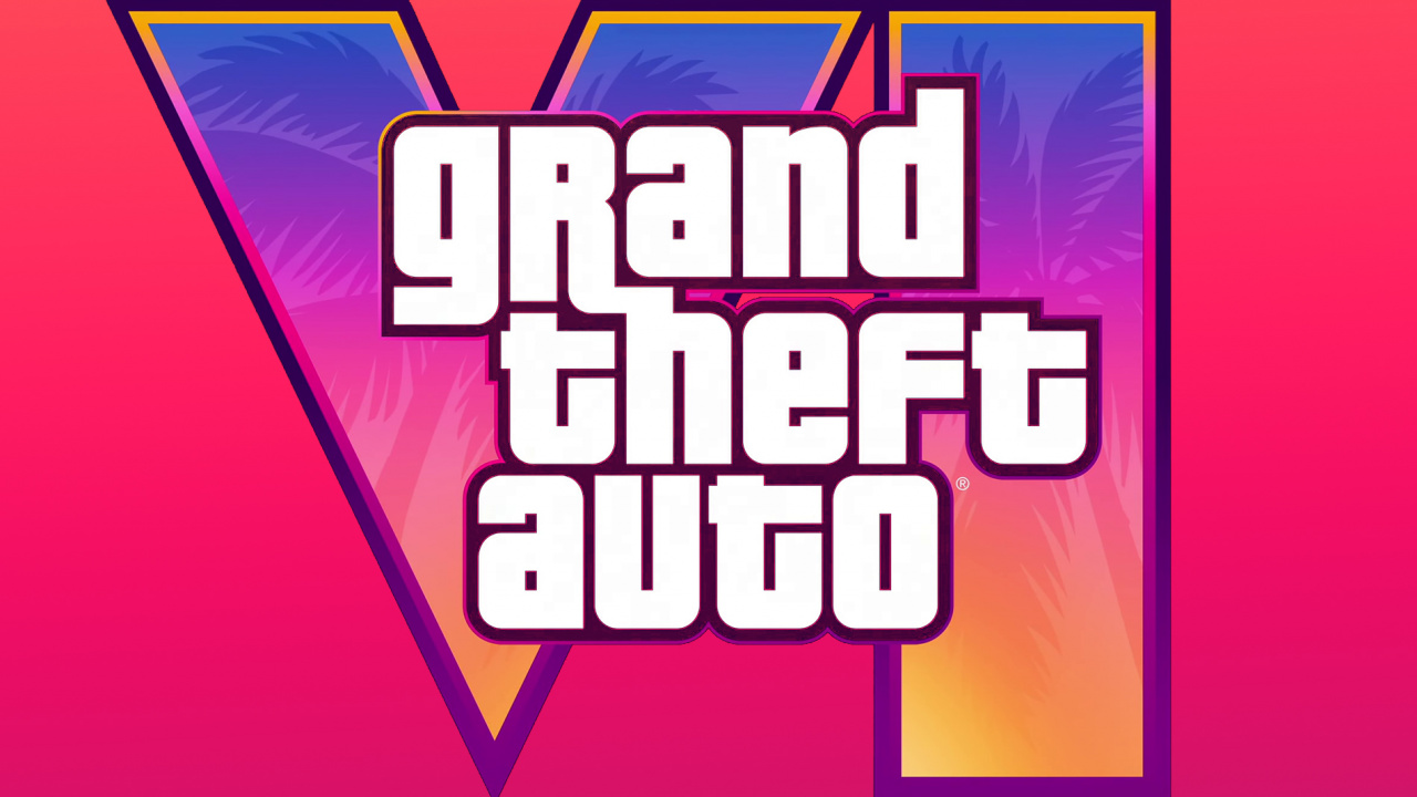 Graphisme, Grand Theft Auto VI, Grand Theft Auto Vice City, Grand Theft Auto, Logo. Wallpaper in 1280x720 Resolution
