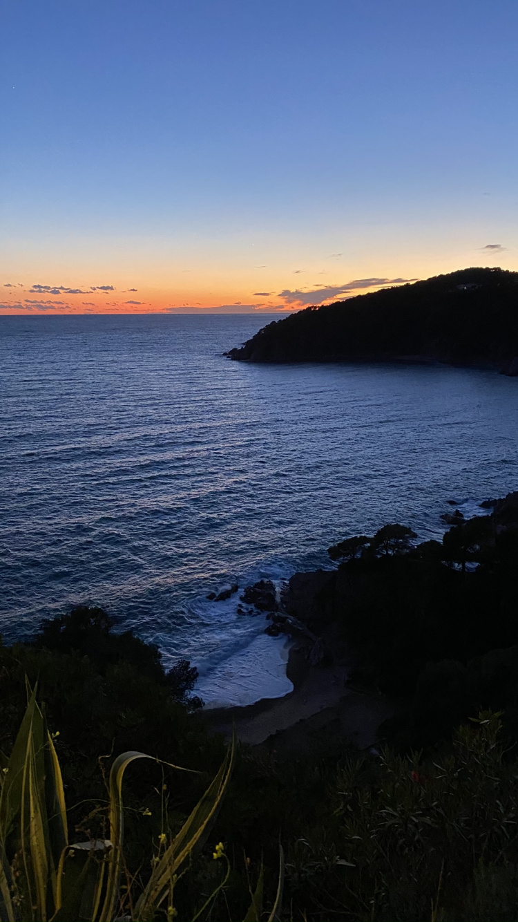 海岸, 人体内的水, 自然景观, 岸边, 日落 壁纸 750x1334 允许