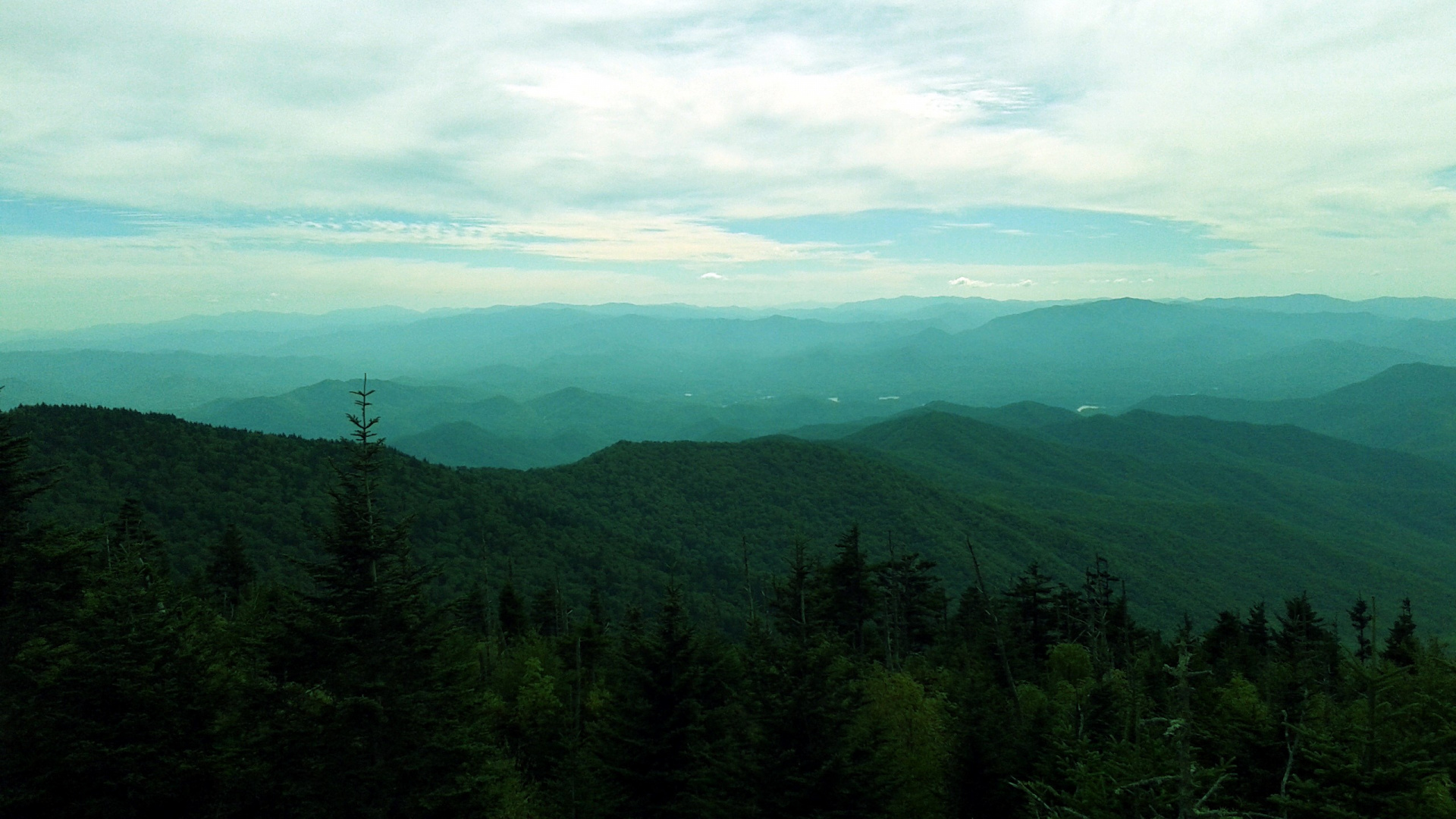 Green Mountains Under White Clouds During Daytime. Wallpaper in 1920x1080 Resolution