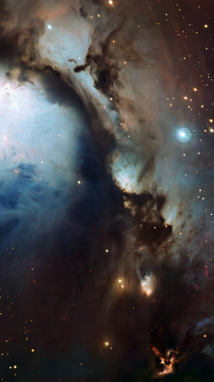 Illustration de Galaxie Noir et Blanc. Wallpaper in 750x1334 Resolution