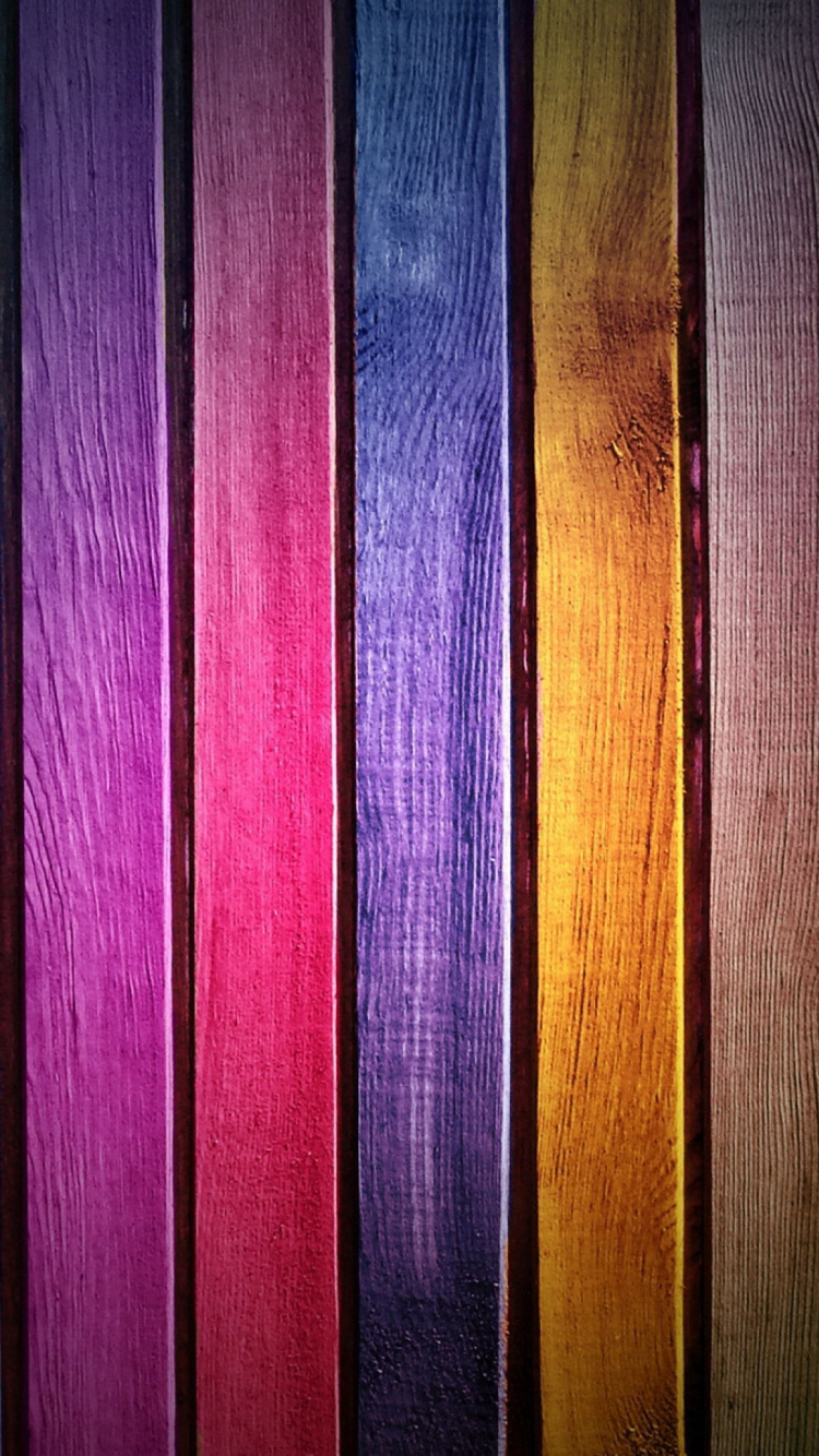 Lila Braun Und Blau Gestreiftes Textil. Wallpaper in 750x1334 Resolution