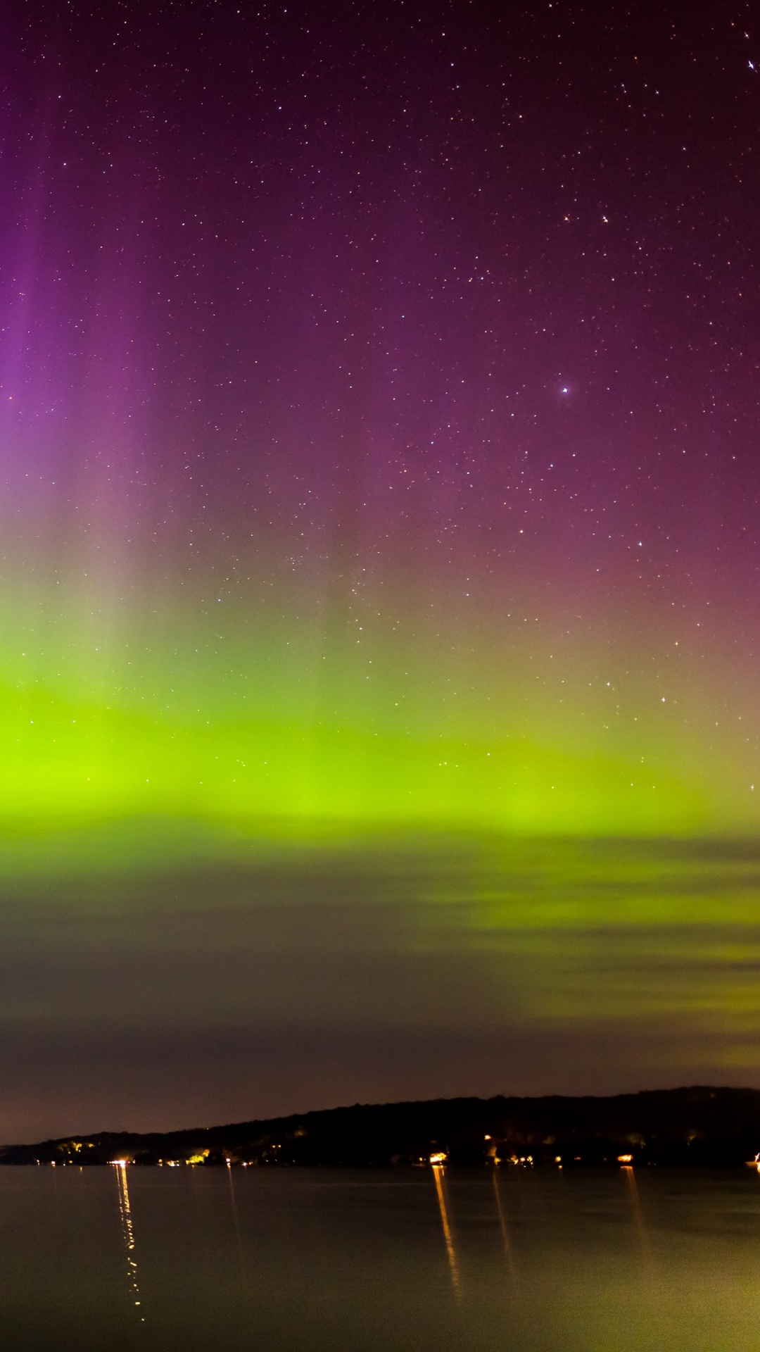 Aurora, Horizont, Nacht, Natur, Gr. Wallpaper in 1080x1920 Resolution