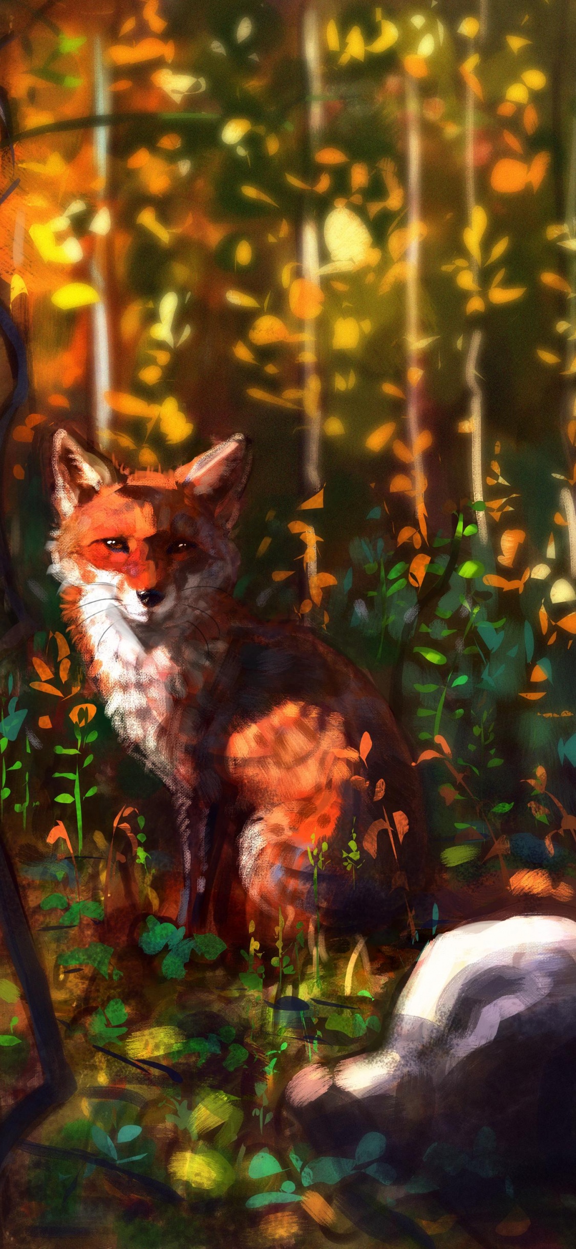 Brown Fox on Green Grass During Daytime. Wallpaper in 1125x2436 Resolution