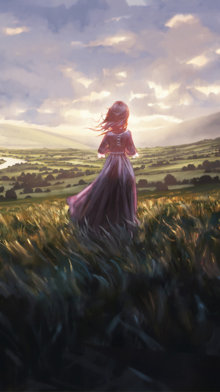 艺术, 性质, 自然景观, 生态区, 草 壁纸 720x1280 允许