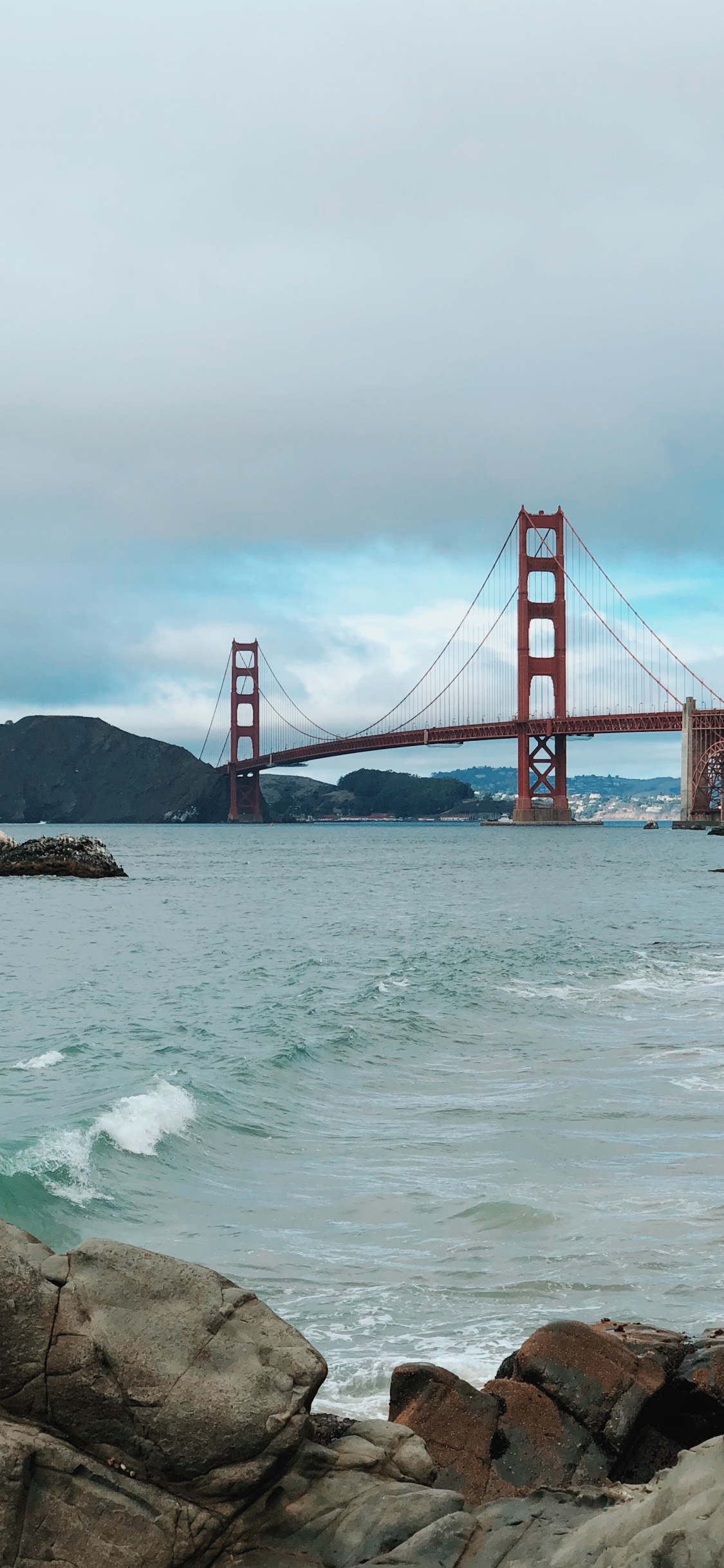 Pont du Golden Gate San Francisco Californie. Wallpaper in 1125x2436 Resolution