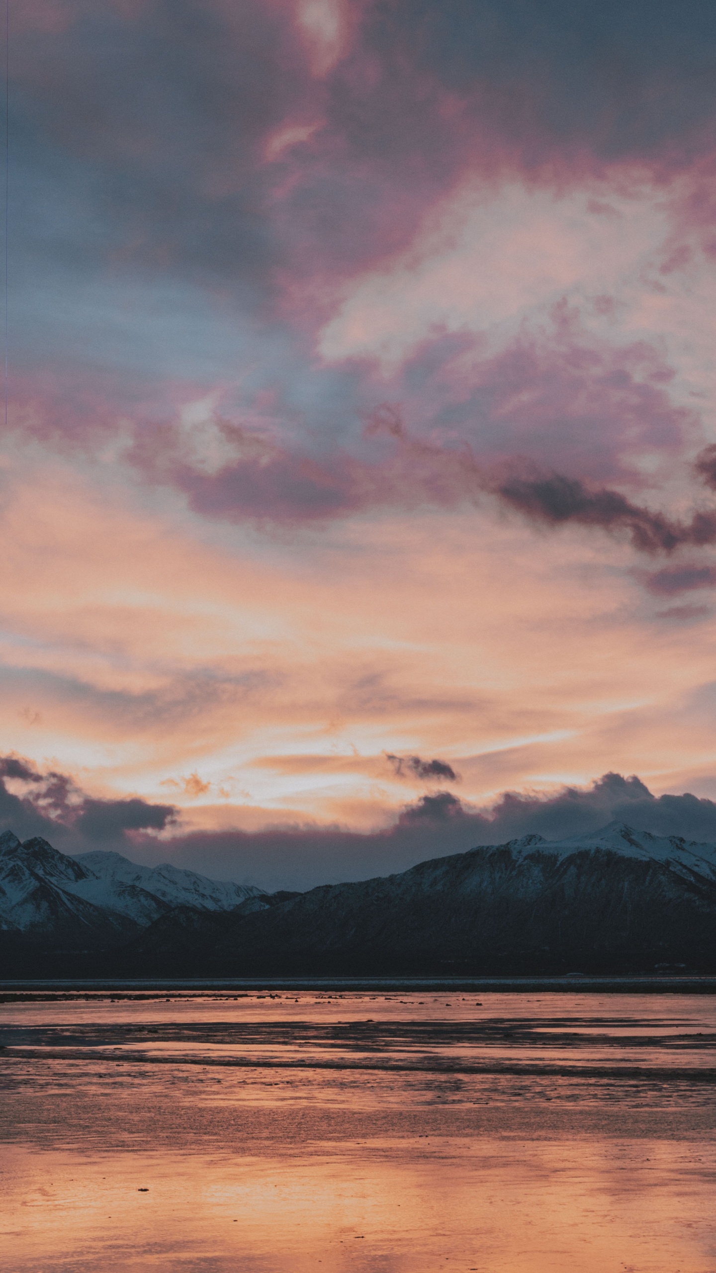 Cloud, Afterglow, Horizon, Dusk, Sunset. Wallpaper in 1440x2560 Resolution