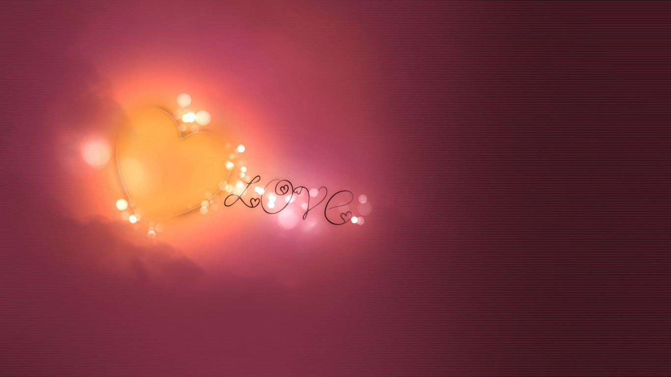 光, 红色的, 天空, 爱情 壁纸 1366x768 允许