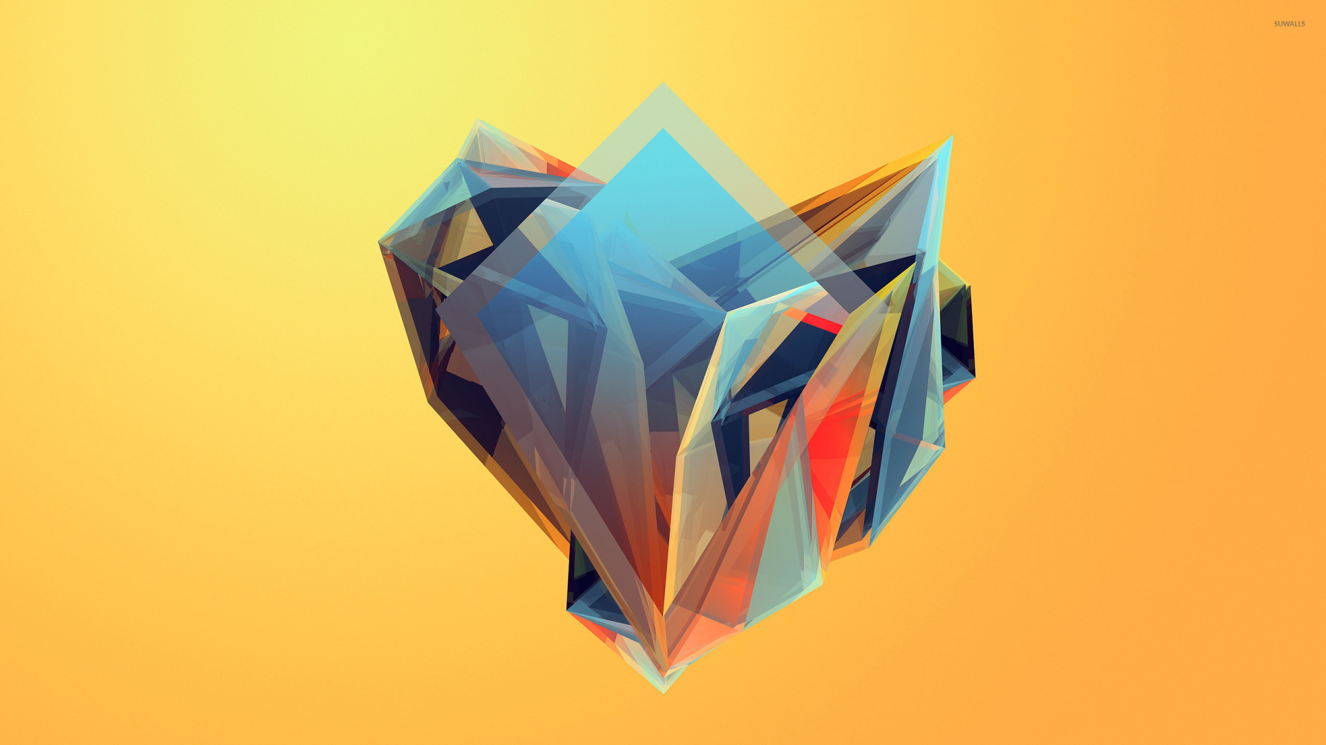 Illustration de Diamant Bleu et Sarcelle. Wallpaper in 1920x1080 Resolution