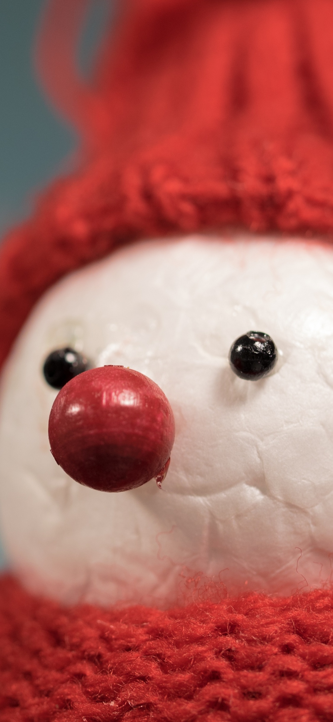 Holiday, Health, Snowman, Nose, Red. Wallpaper in 1125x2436 Resolution