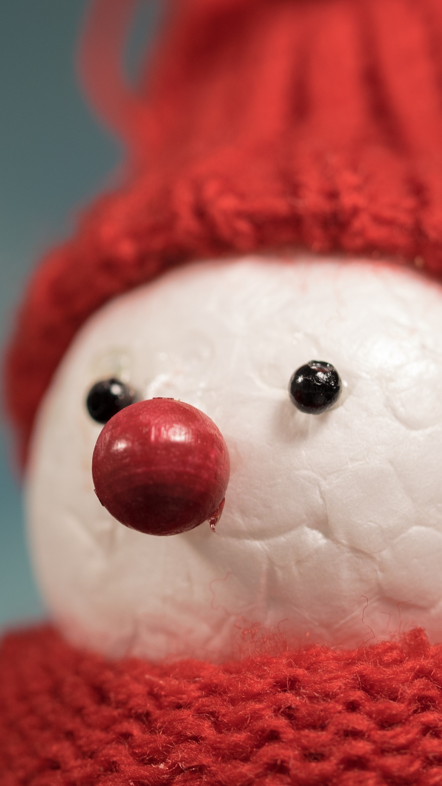 Holiday, Health, Snowman, Nose, Red. Wallpaper in 1440x2560 Resolution