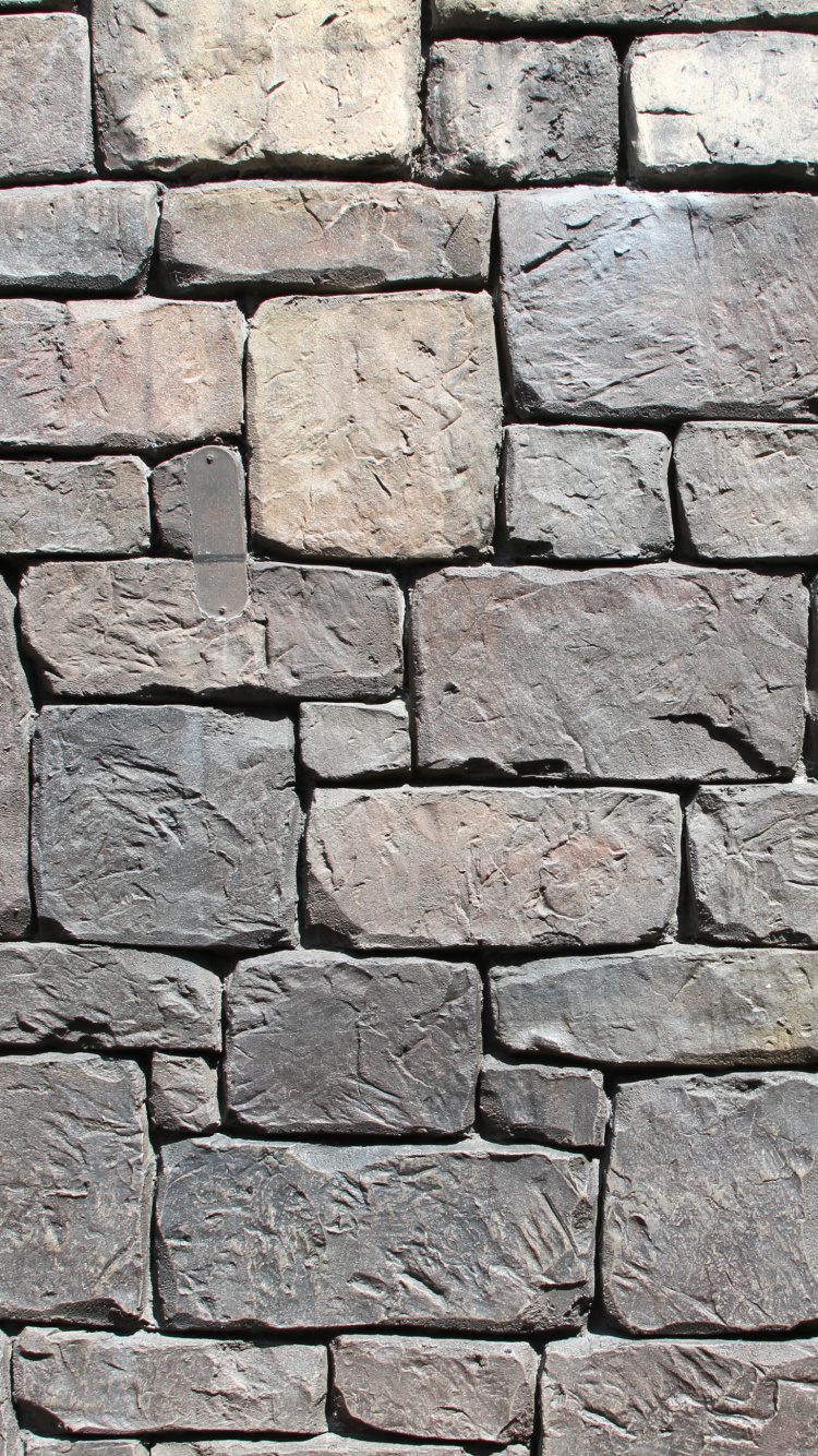 石壁, 砖, 砌砖, 鹅卵石, Wall26 石墙纹理 壁纸 750x1334 允许