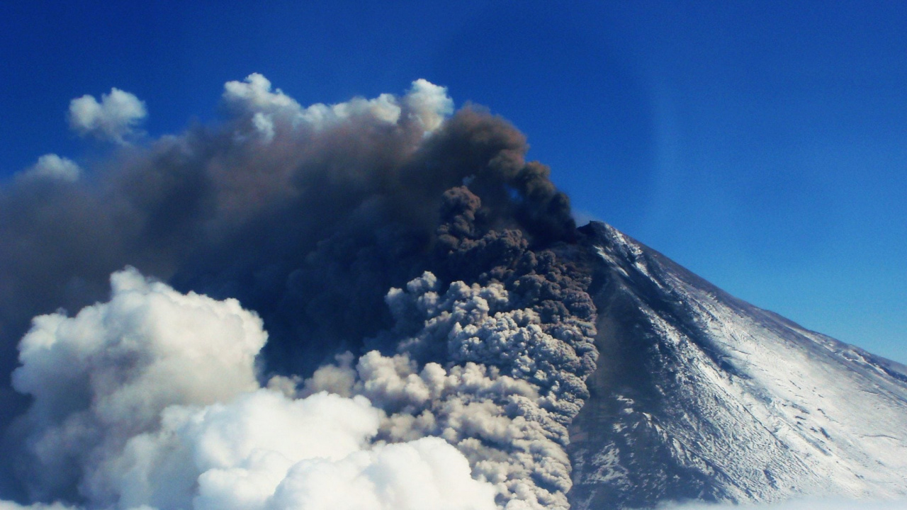 积云, 气氛, 成层, 火山的地貌, 海底火山 壁纸 1280x720 允许