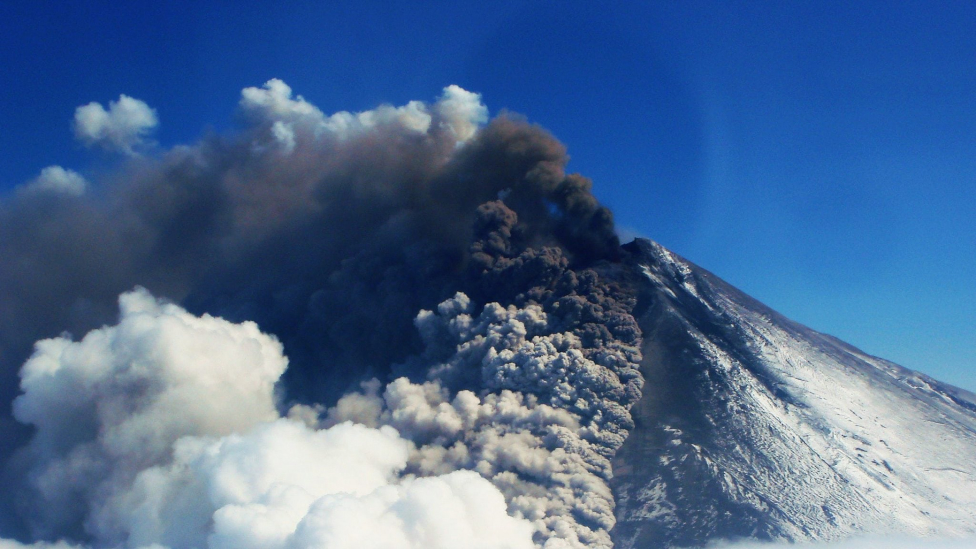积云, 气氛, 成层, 火山的地貌, 海底火山 壁纸 1920x1080 允许