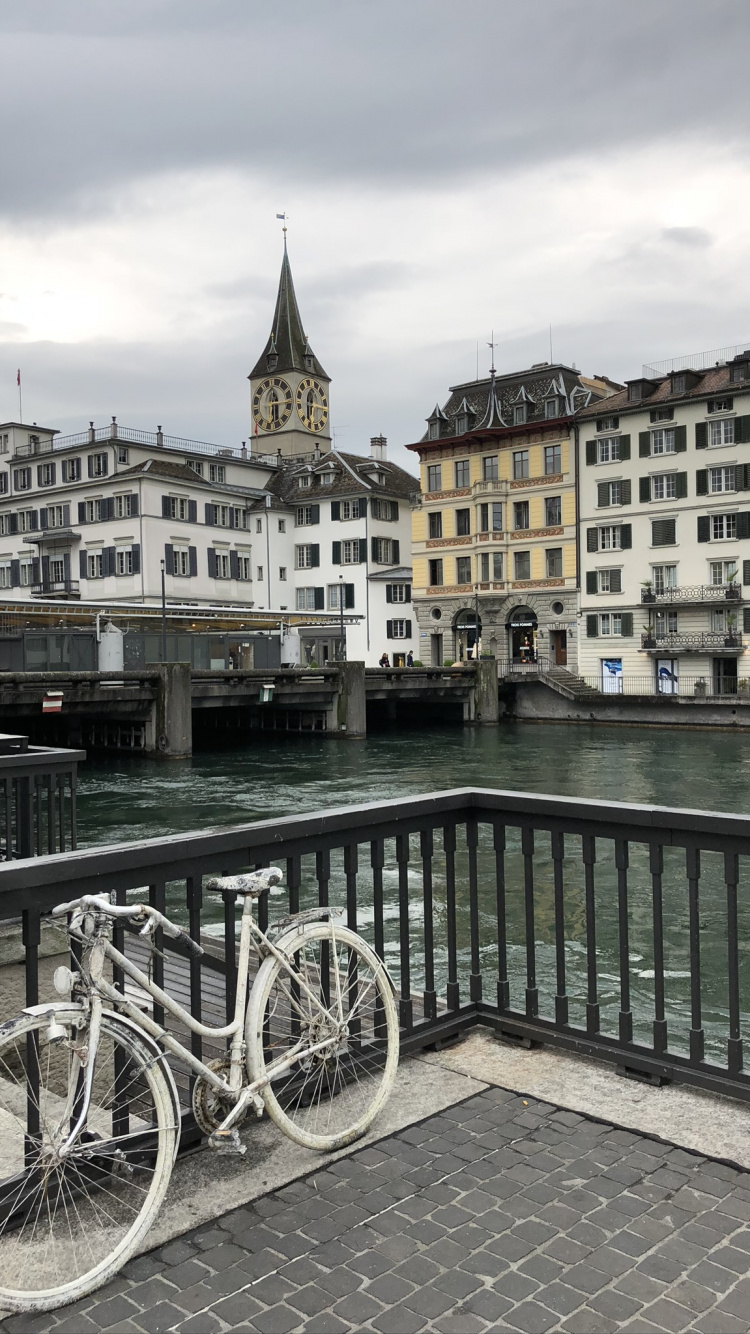 Along The River, Bicycle Tire, Wheel, Bicycle Wheel, Bicycle Wheel Rim. Wallpaper in 750x1334 Resolution