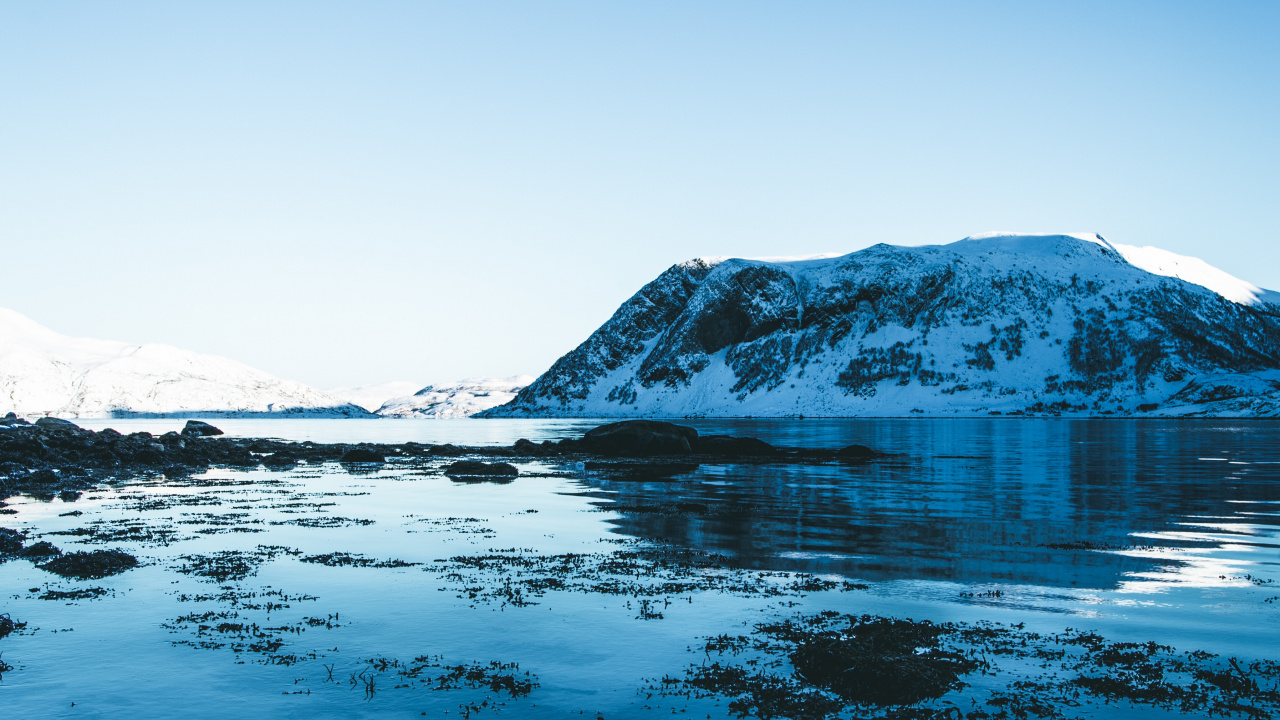 Glacier, Océan Arctique, le Lac Glaciaire, Blue, Nature. Wallpaper in 1280x720 Resolution