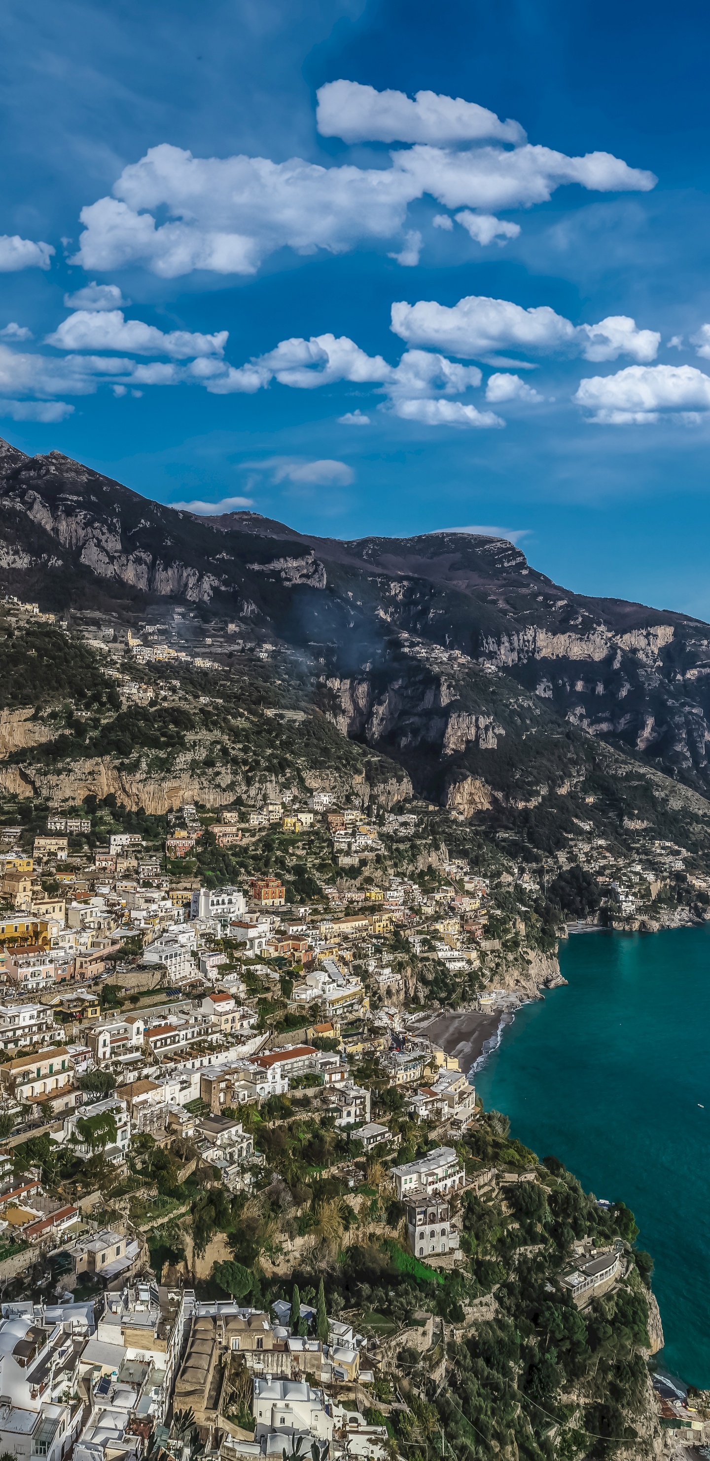 Aerial View of City Near Body of Water During Daytime. Wallpaper in 1440x2960 Resolution