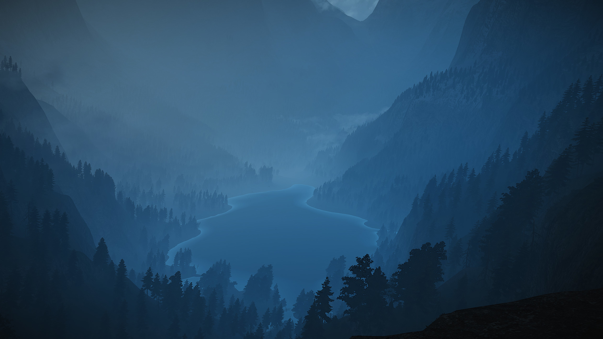 Green Trees on Mountain During Daytime. Wallpaper in 2560x1440 Resolution