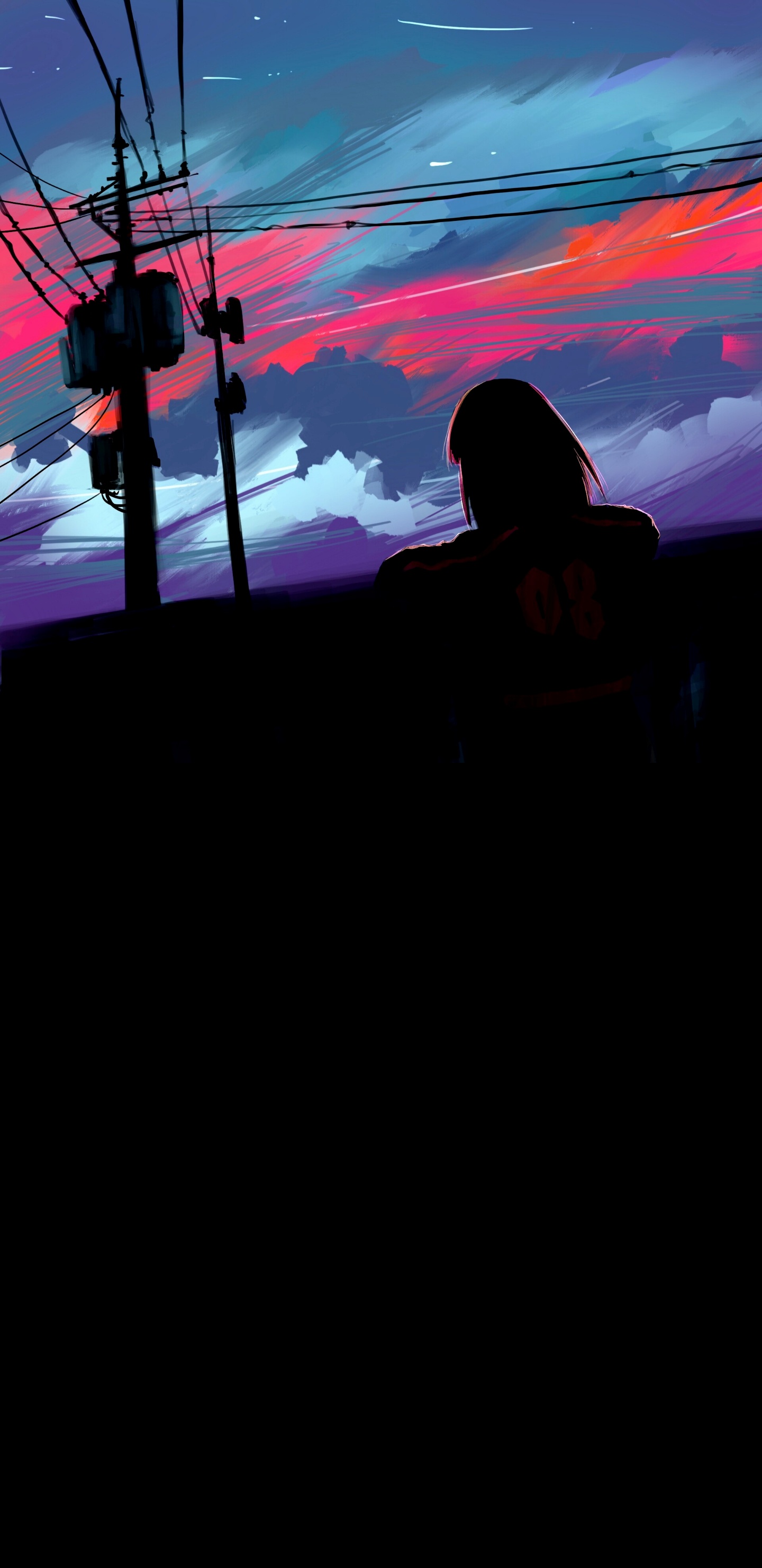 内, OLED, Ios, 紫色的, 品红色 壁纸 1440x2960 允许