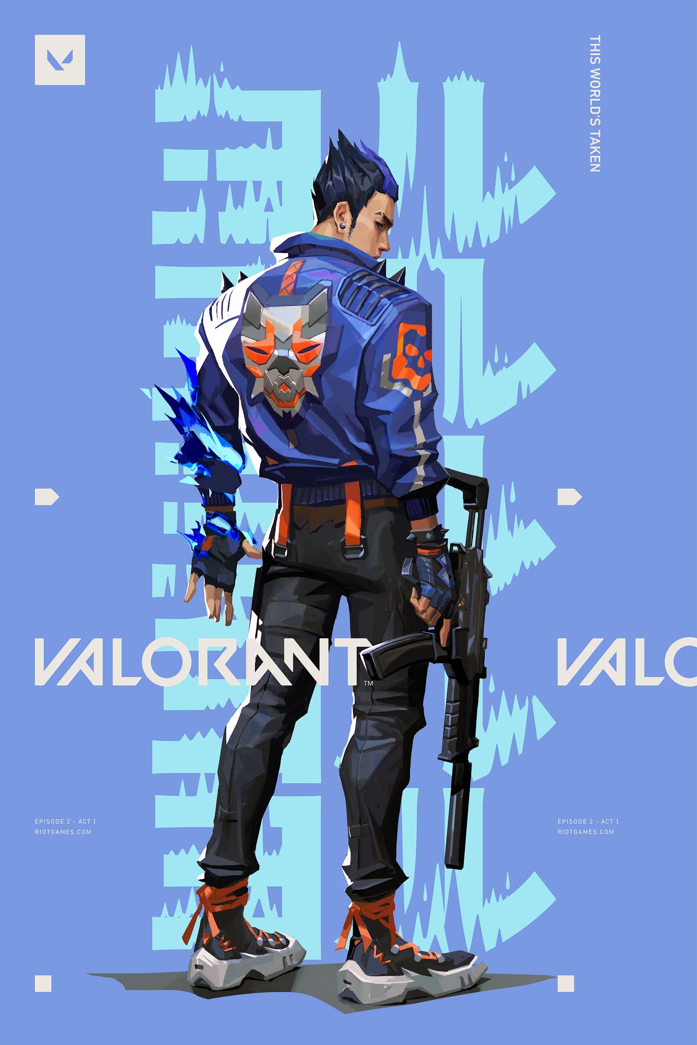 Wallpaper Valorant Yoru Art VALORANT Fan Art Art Riot Games Background   Download Free Image