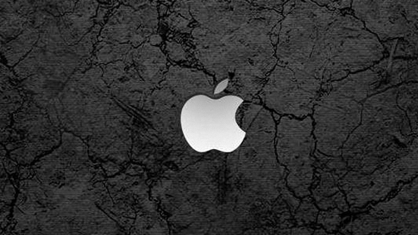 Apple, 黑色的, 光, 黑色和白色的, 天空 壁纸 1366x768 允许