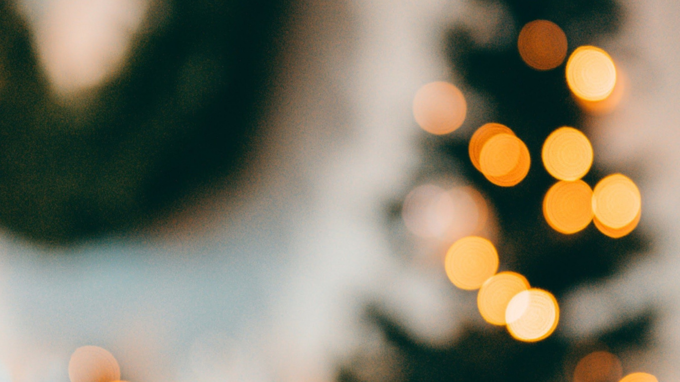 Nouvelle Année, Lumière, L'éclairage Automobile, Orange, Ornement de Noël. Wallpaper in 1366x768 Resolution