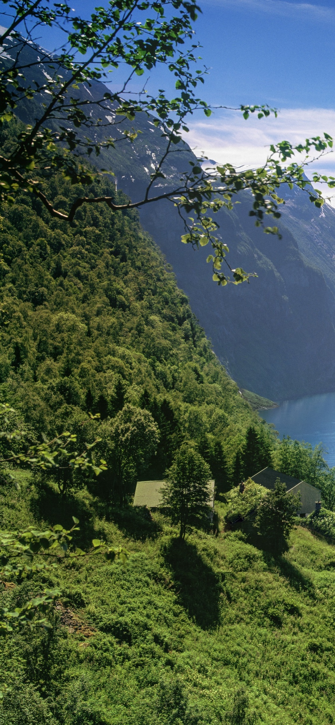 挪威, 峡湾, 盖伦格, 高地, 水资源 壁纸 1125x2436 允许