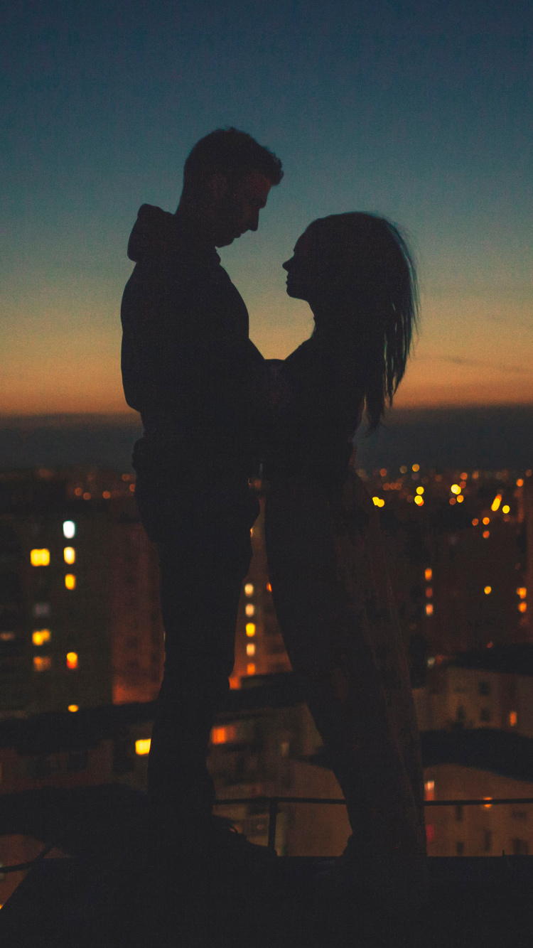 Night, Evening, Love, City, Lyrics. Wallpaper in 750x1334 Resolution