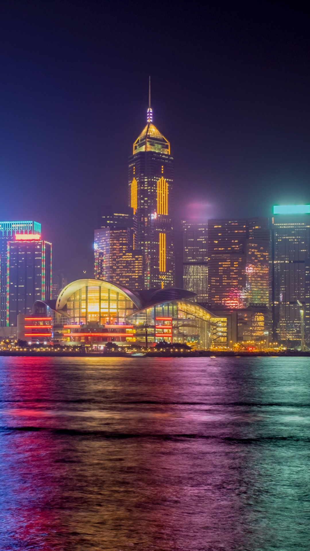 香港, 城市, 城市景观, 天际线, 大都会 壁纸 1080x1920 允许