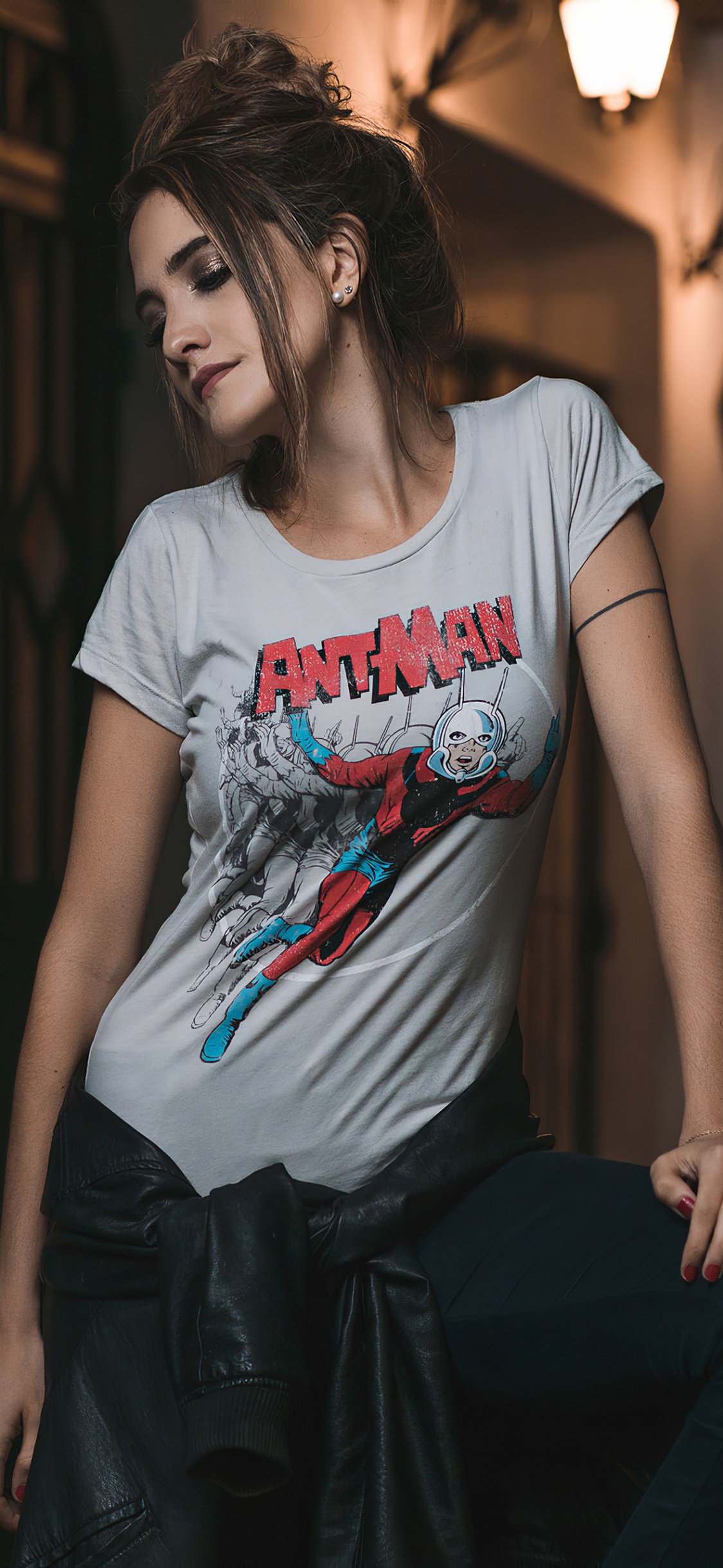 Schönheit, Mode, Schulter, Modell, Cool. Wallpaper in 1125x2436 Resolution