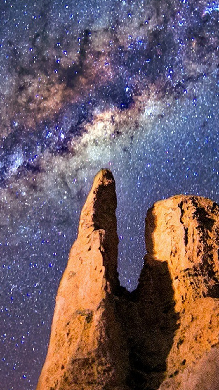 Voie Lactée, Galaxie, Ciel de Nuit, Galaxie Spirale, Objet Astronomique. Wallpaper in 750x1334 Resolution