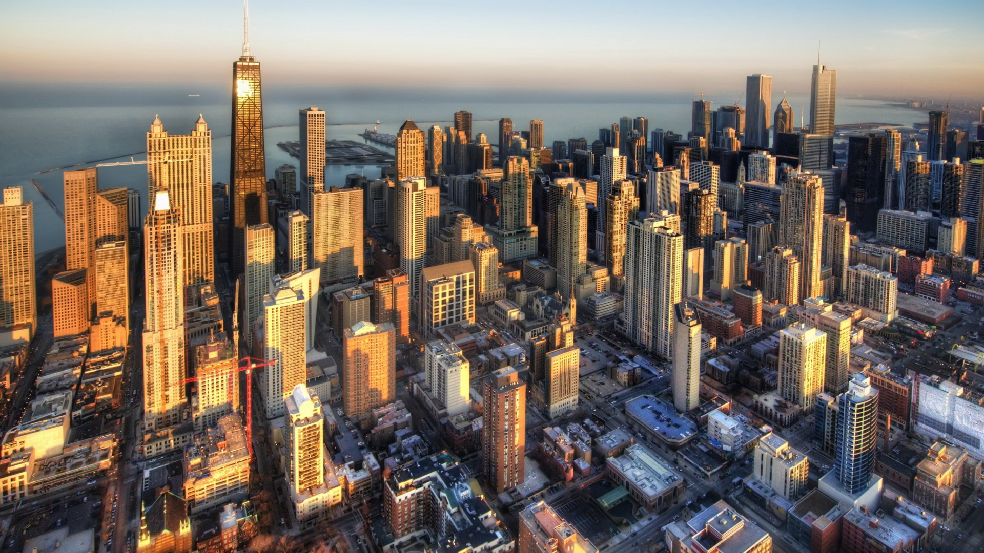 Aerial View of City Buildings During Daytime. Wallpaper in 1920x1080 Resolution