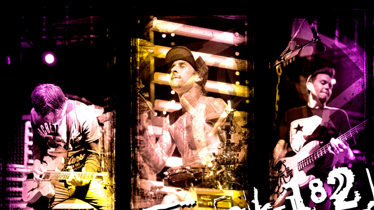 Travis Barker, Blink-182, Handumdrehen, Pop-punk, Punkrock. Wallpaper in 1280x720 Resolution