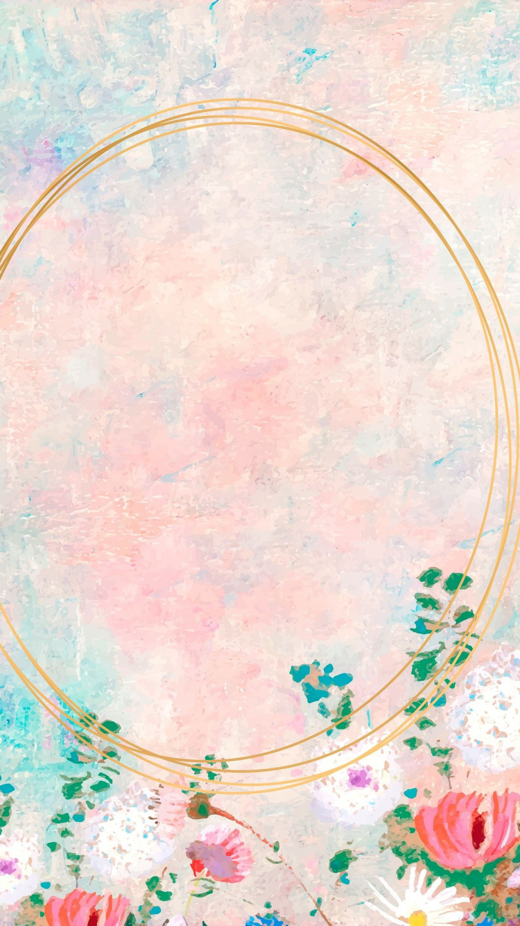 Rot-weißes Blumenfeld. Wallpaper in 750x1334 Resolution