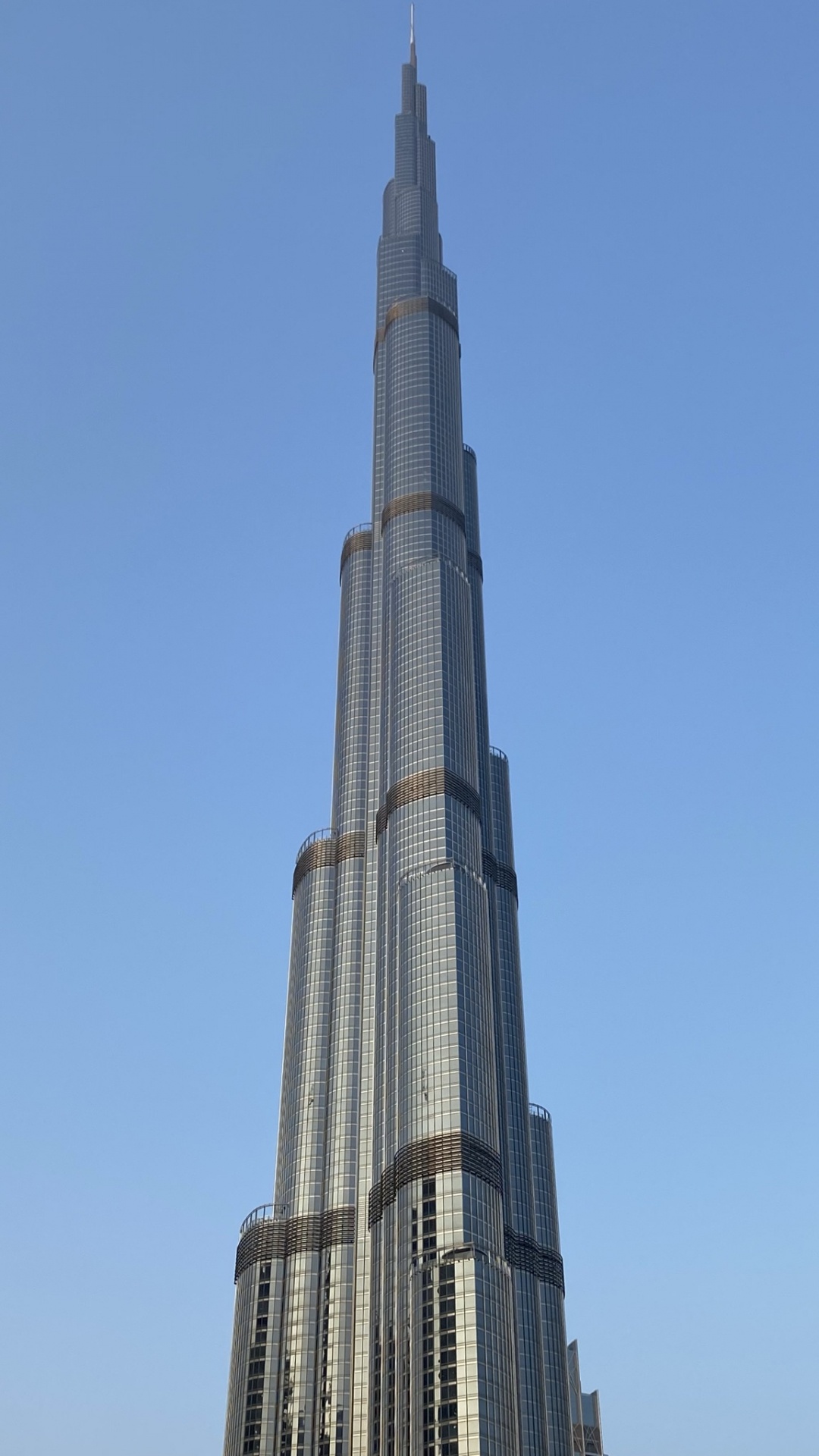 Dubai, Burj Khalifa, Skyscraper, National Historic Landmark, Blue. Wallpaper in 1080x1920 Resolution