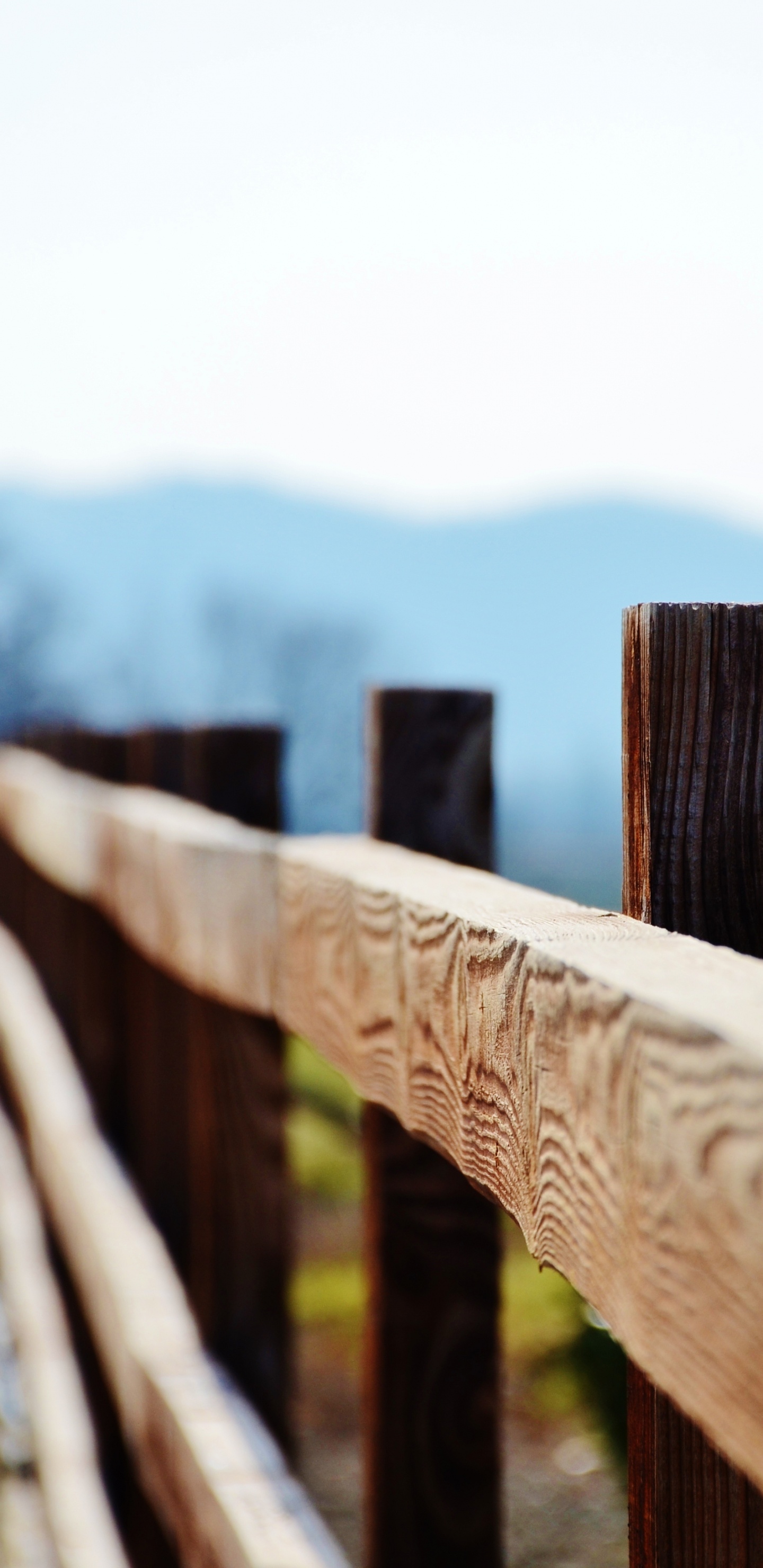 Brown Wooden Fence on Green Grass Field During Daytime. Wallpaper in 1440x2960 Resolution