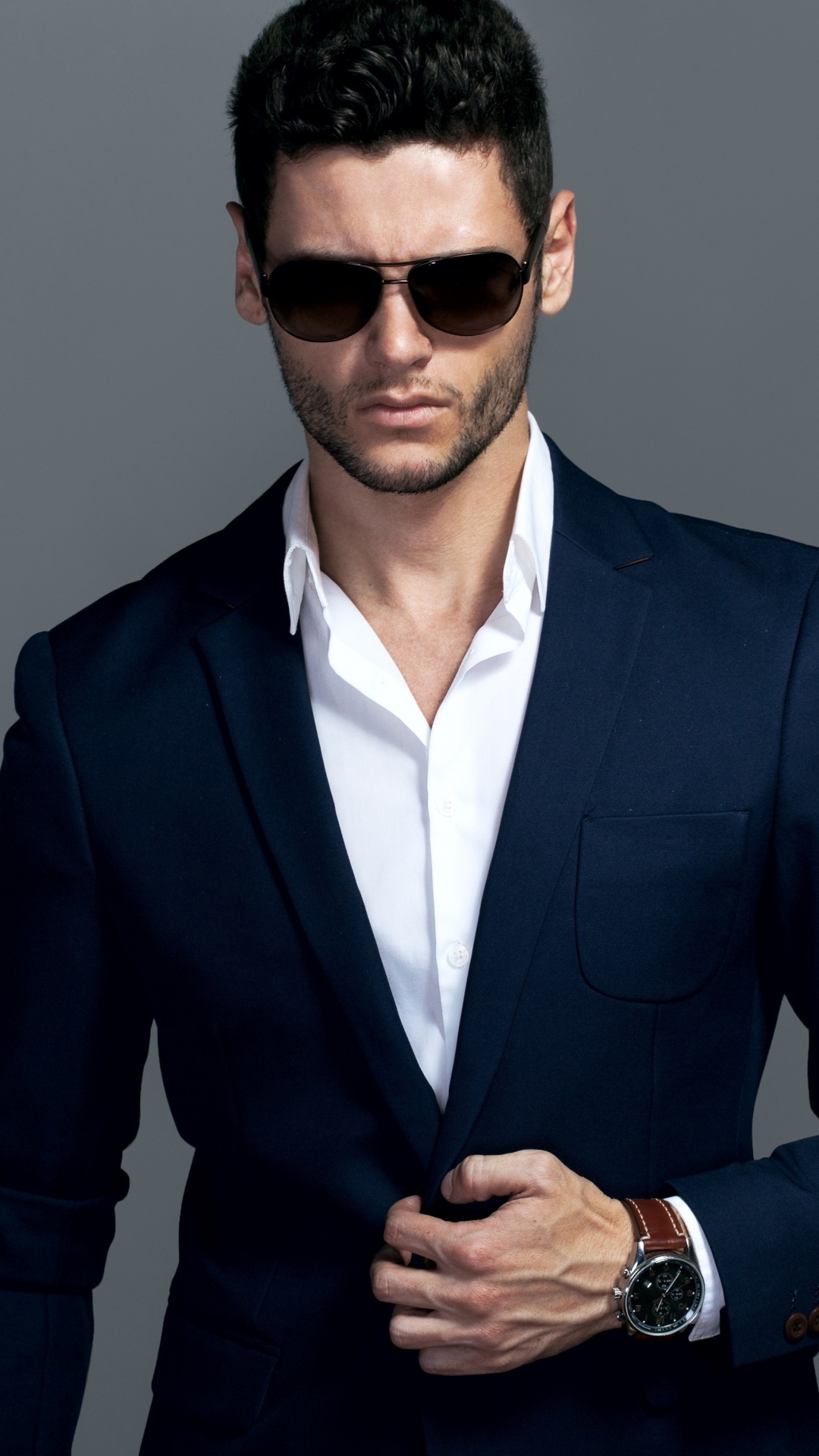 Suit, Costume, Eyewear, Blazer, Formal Wear. Wallpaper in 1080x1920 Resolution