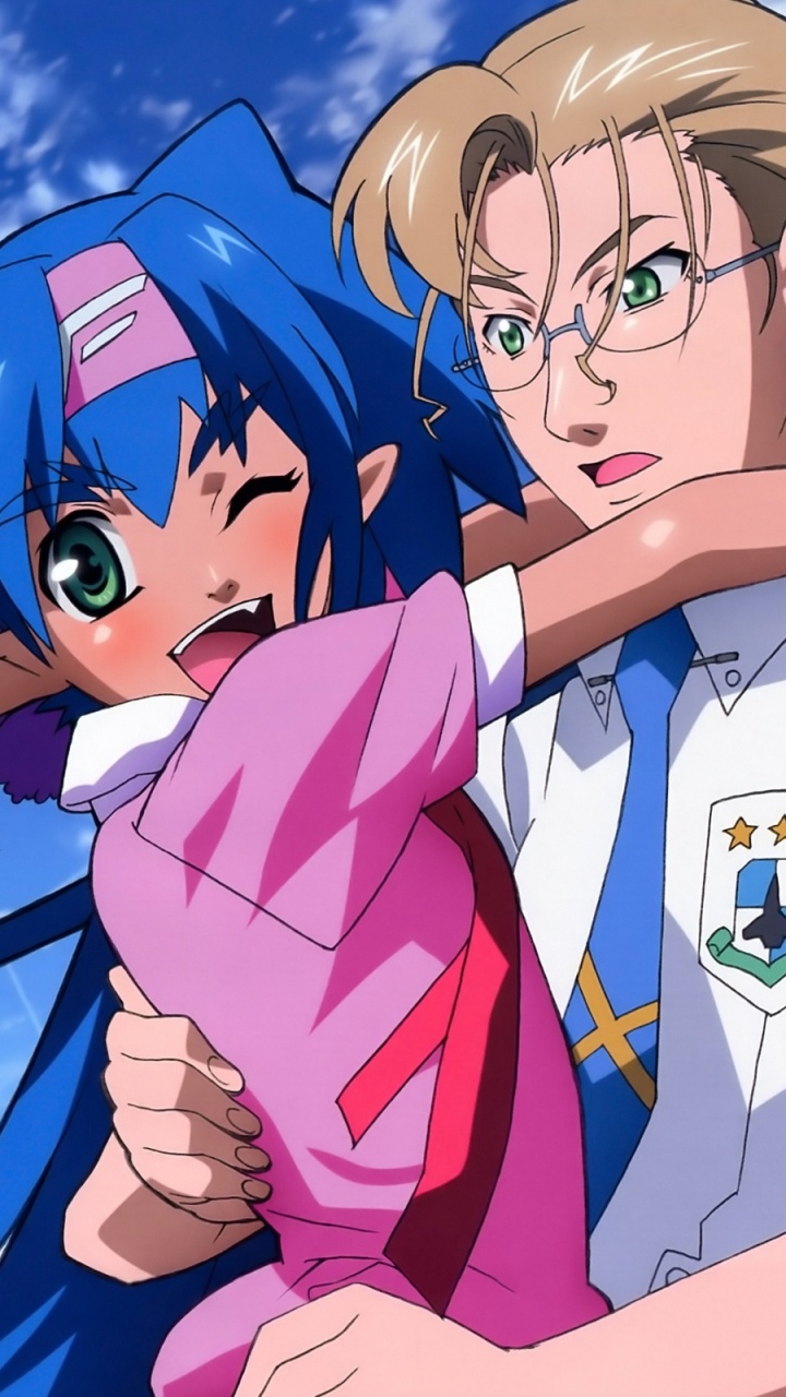 Femme en Caractère Anime Uniforme Scolaire Blanc et Rouge. Wallpaper in 720x1280 Resolution