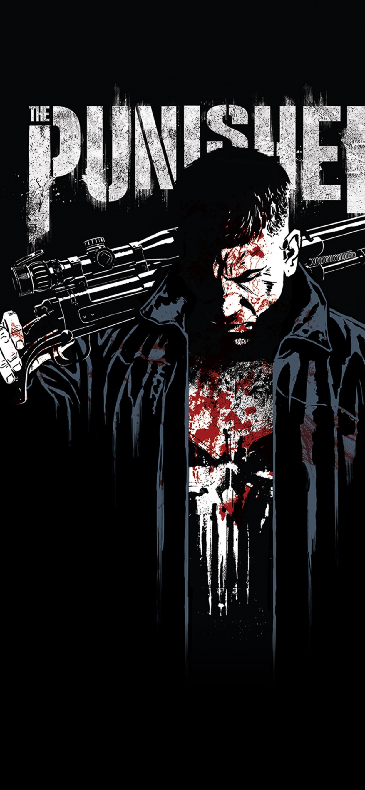 Castigador Decoración, Punisher, el Asombroso Hombre Araña 129, Cartel, Lienzo. Wallpaper in 1242x2688 Resolution