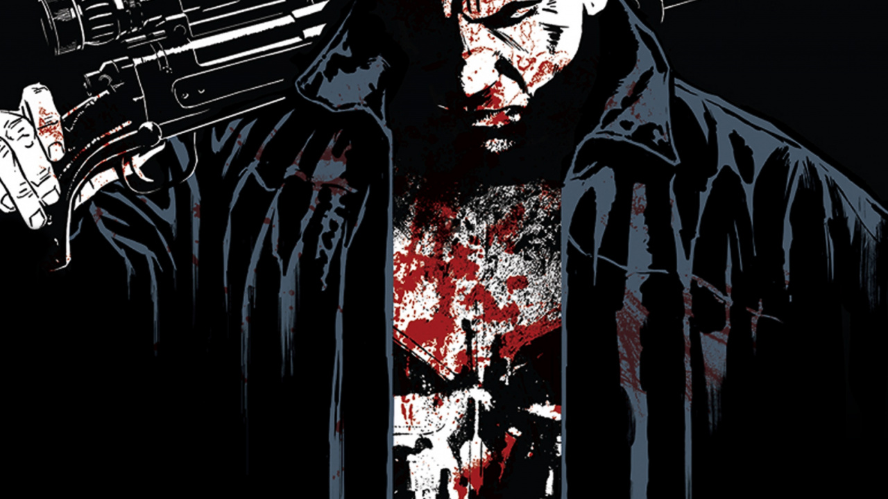 Castigador Decoración, Punisher, el Asombroso Hombre Araña 129, Cartel, Lienzo. Wallpaper in 1280x720 Resolution