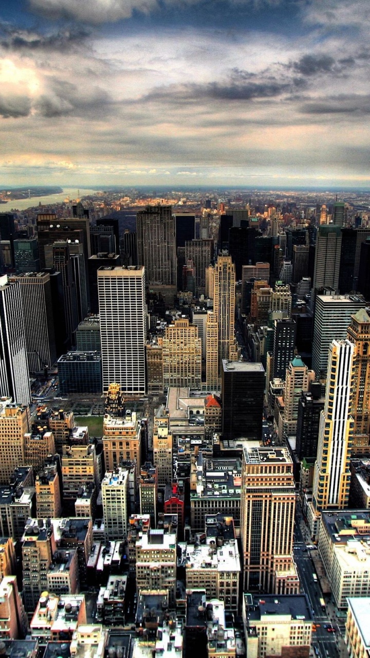 Aerial View of City Buildings During Daytime. Wallpaper in 720x1280 Resolution
