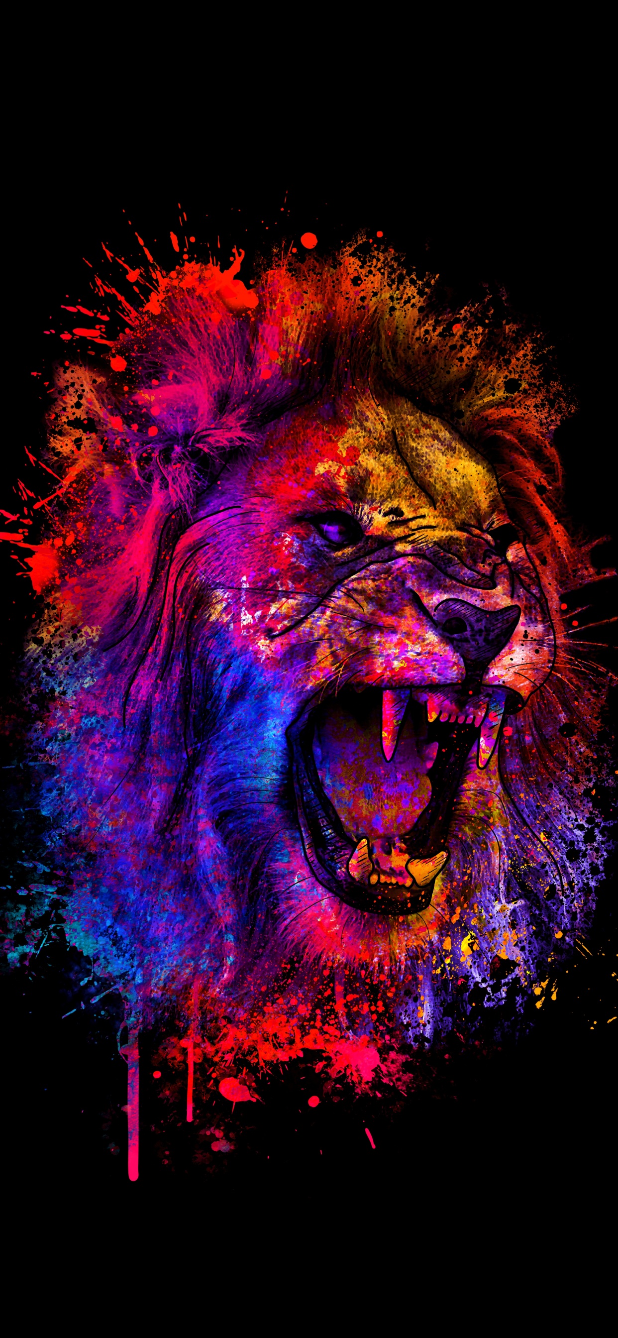 Obscurité, Wisgoon, Purple, Carnivores, Manche. Wallpaper in 1242x2688 Resolution